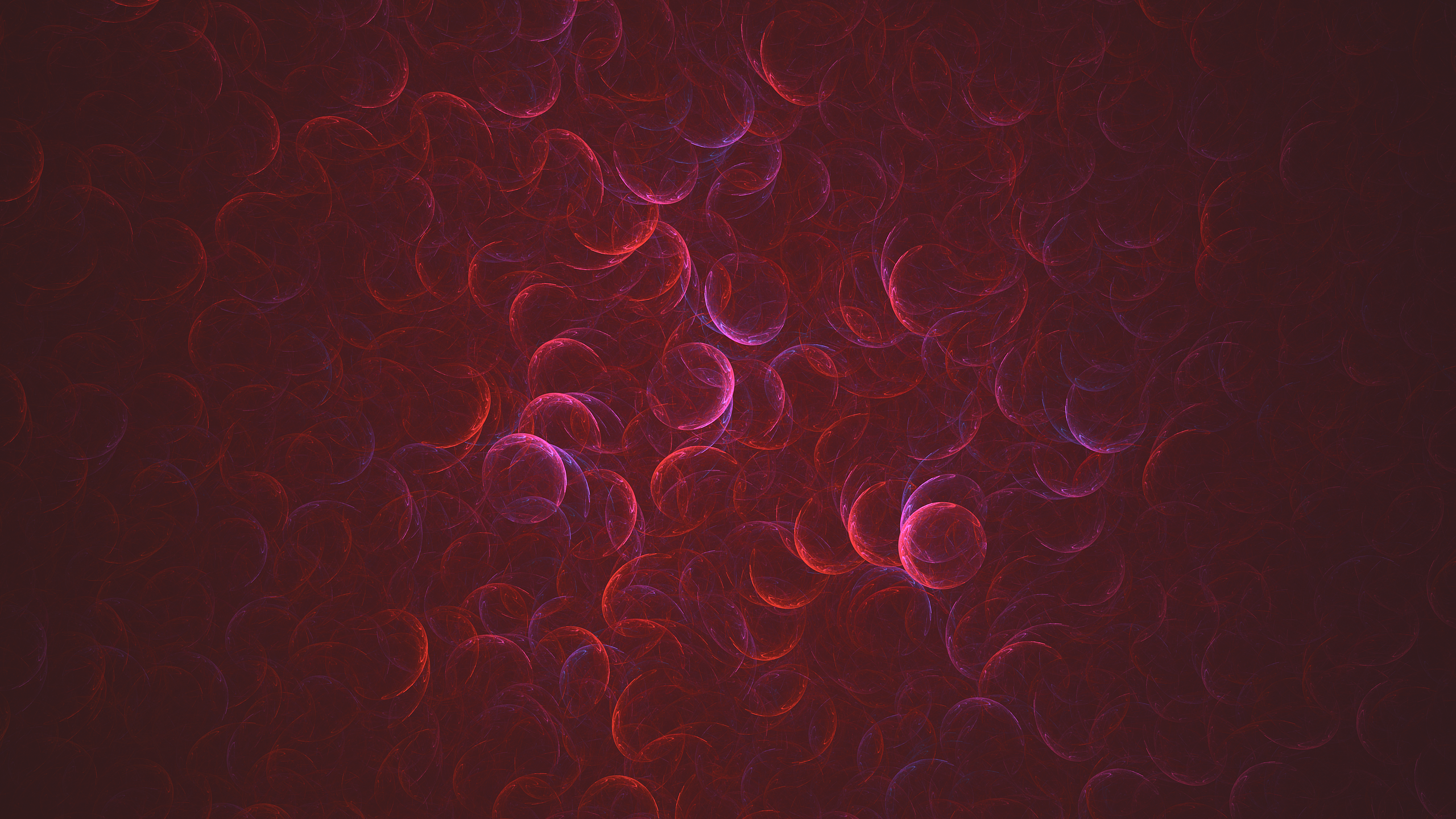 General 2560x1440 abstract red bubbles texture digital art red background artwork