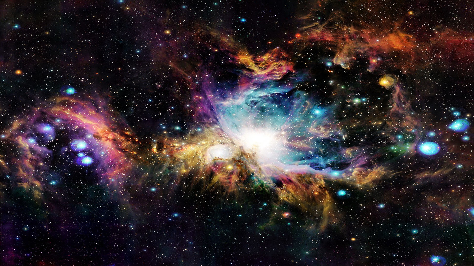 General 1920x1080 space universe space art colorful