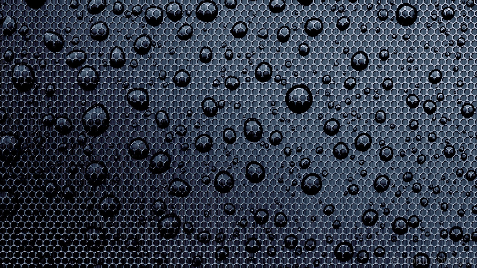 General 1920x1080 water drops abstract digital art