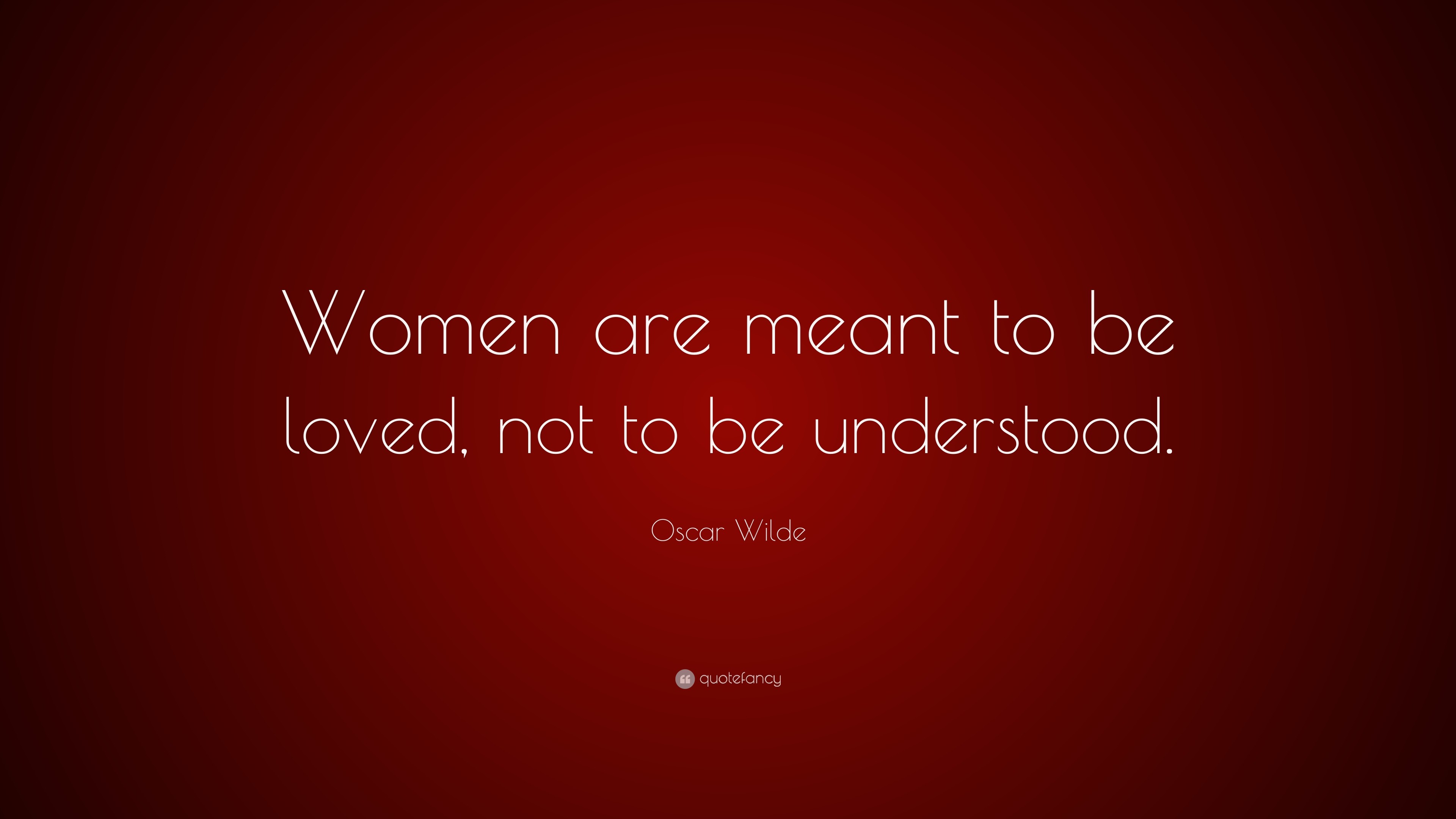 General 3840x2160 Oscar Wilde quote text inspirational motivational red simple background red background women