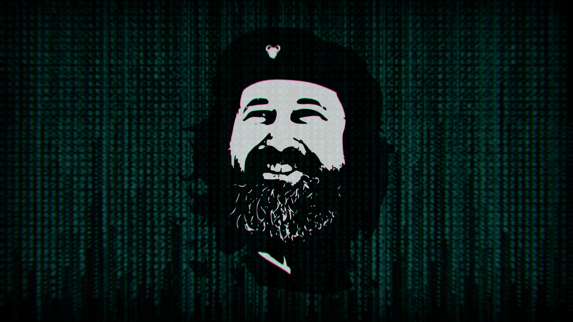 General 1920x1080 men artwork beard humor Richard Stallman Matrix