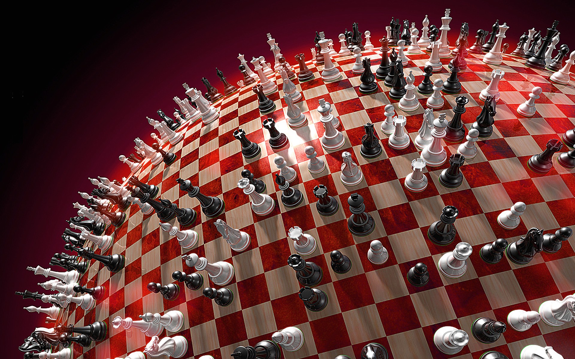 General 1920x1200 chess digital art board games sphere CGI 3D Abstract abstract