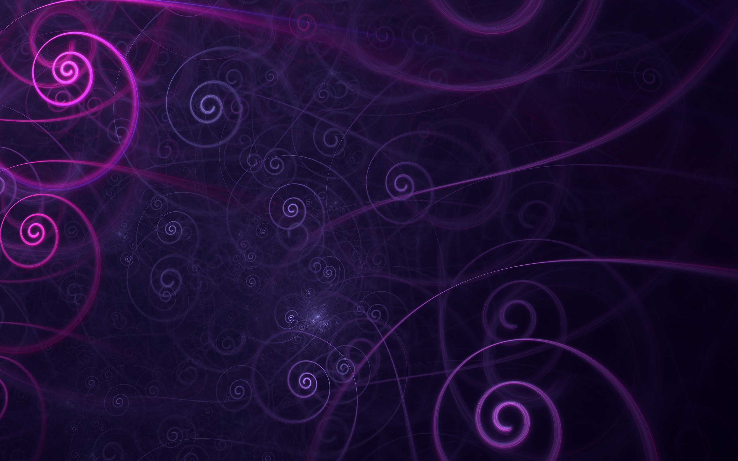 General 2560x1600 abstract purple spiral digital art swirls