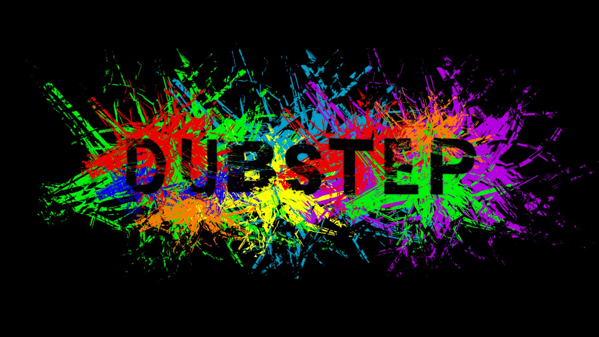 General 1920x1080 dubstep music colorful black background