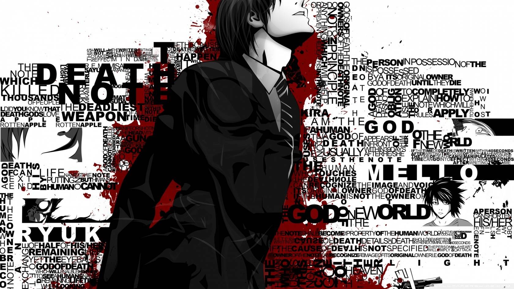 Anime 1680x945 anime anime boys Death Note Yagami Light