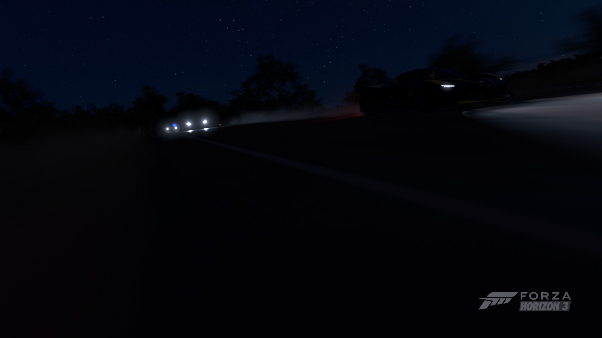 General 1920x1080 night Hypercar Forza Horizon 3 Ferrari FXX K video games dark screen shot racing car vehicle