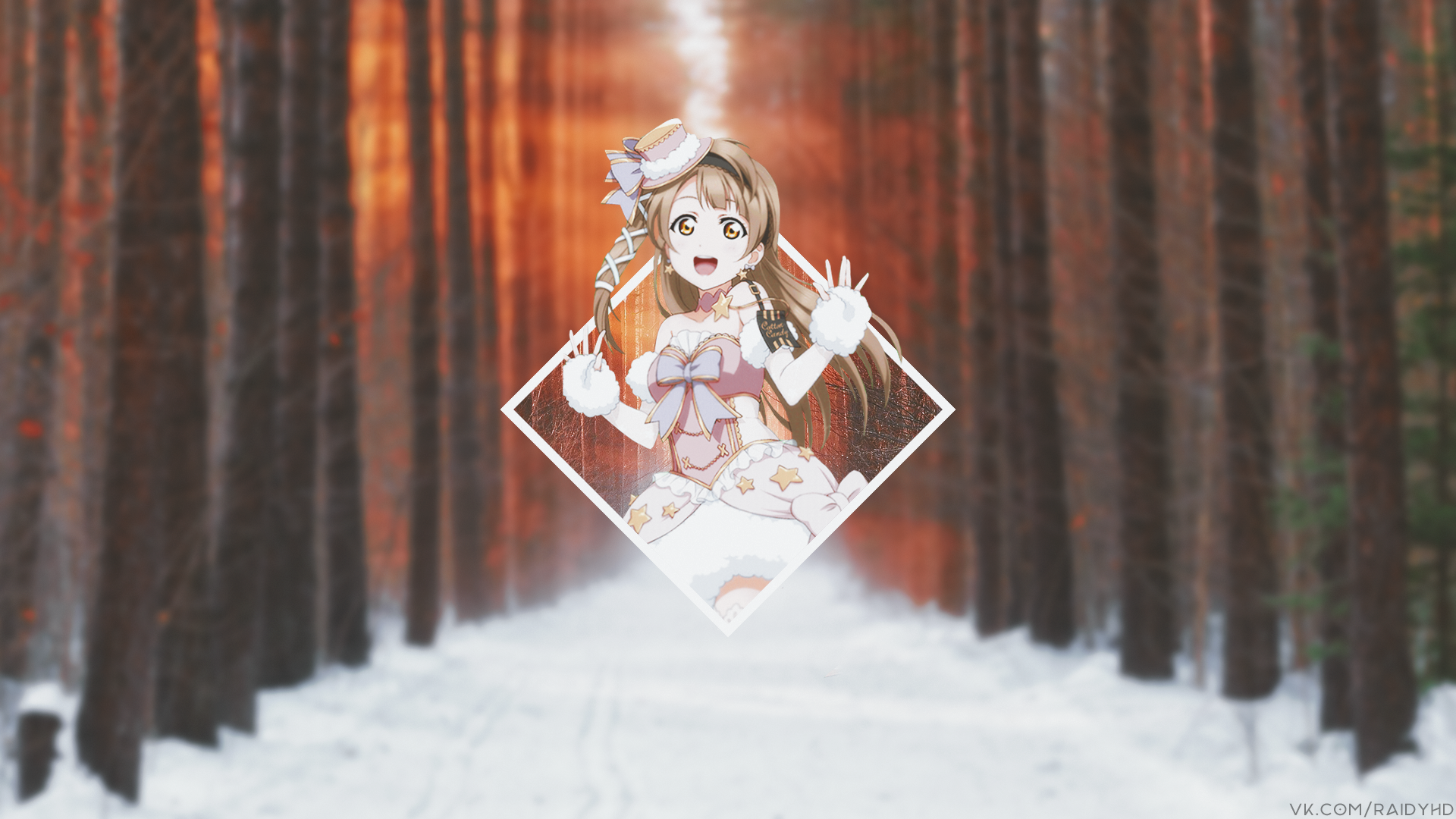 Anime 1920x1080 anime anime girls picture-in-picture Minami Kotori Love Live! Love Live! Sunshine watermarked