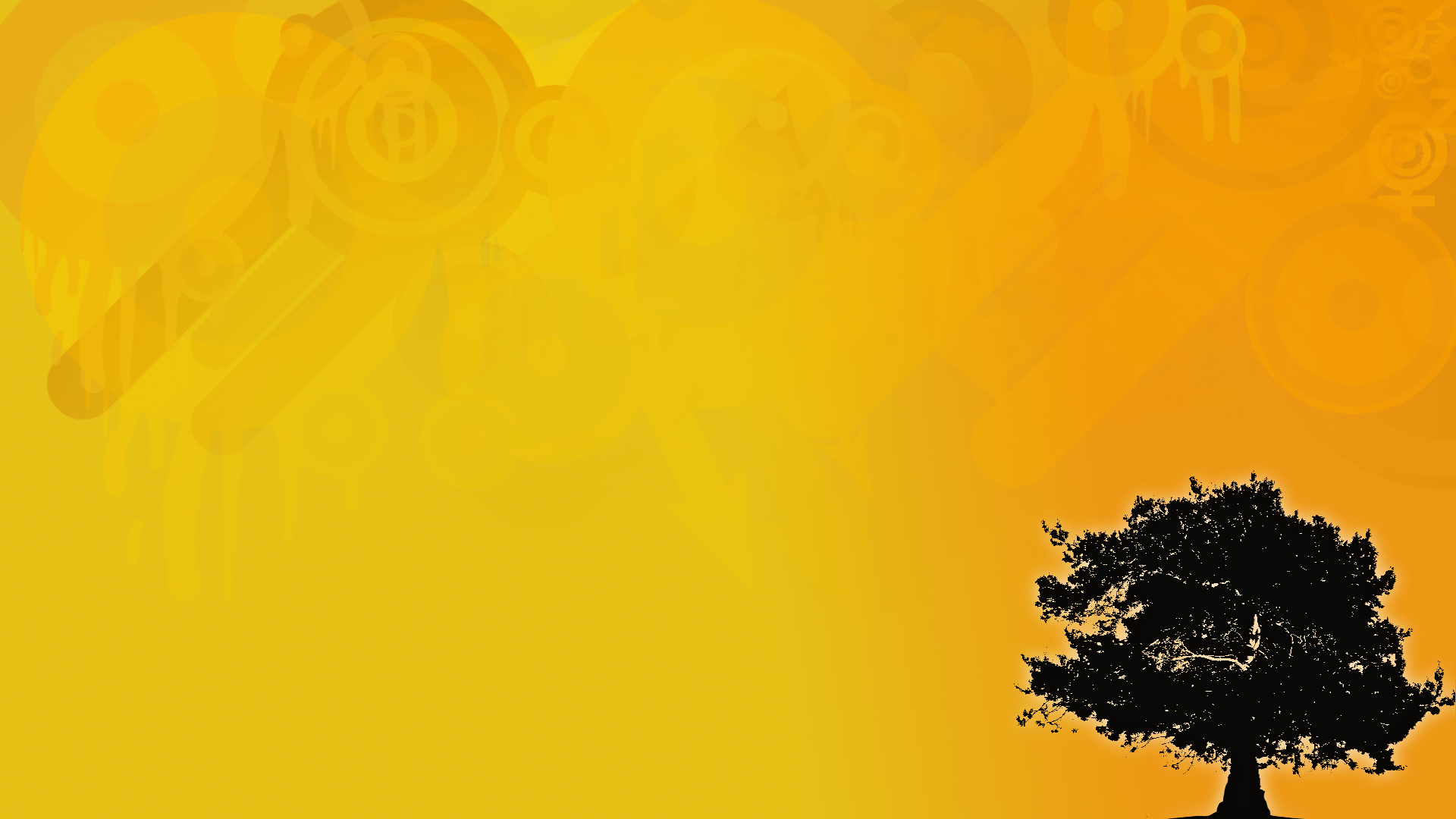 General 1920x1080 abstract vector art yellow background trees