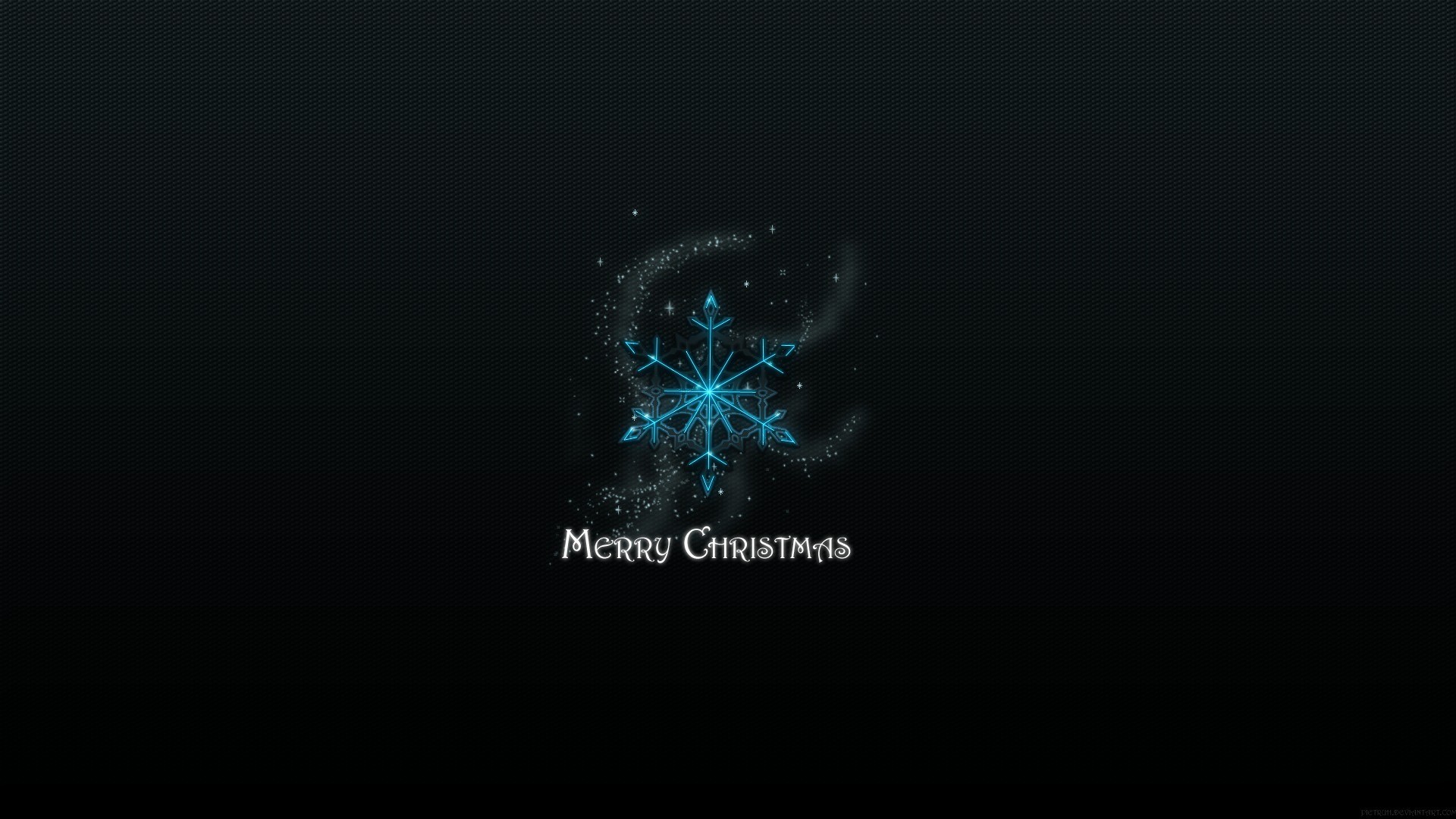 General 1920x1080 holiday Christmas ornaments  snowflakes minimalism digital art simple background text