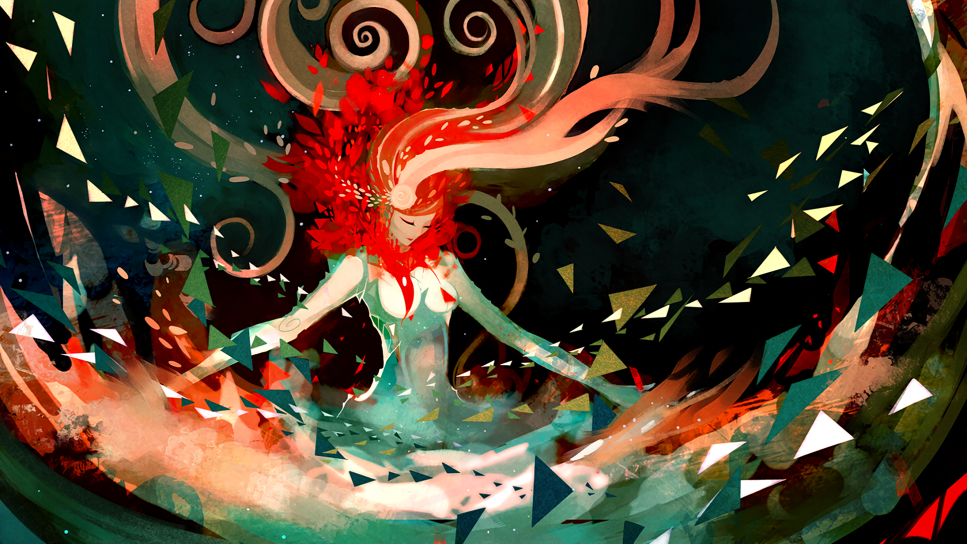 General 1920x1080 colorful abstract women Nano Mortis