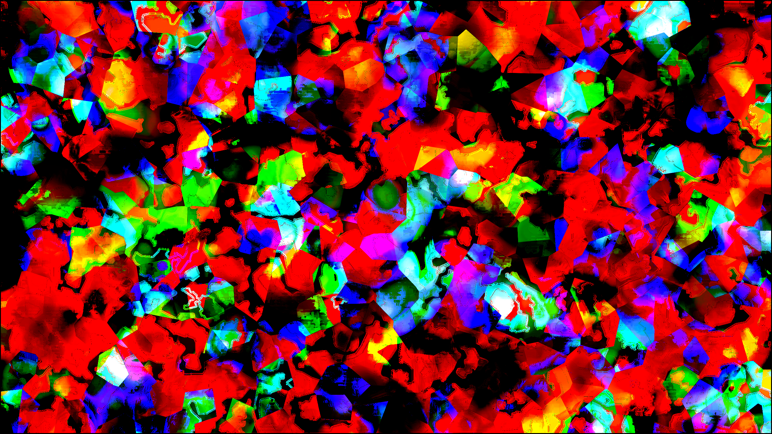 General 2560x1440 bright abstract trippy LSD crystal  digital art colorful texture