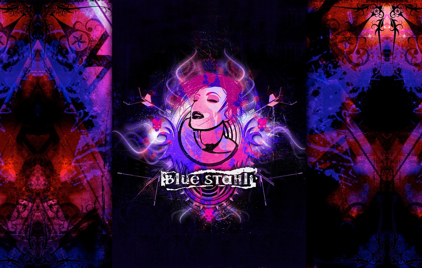 General 1440x916 Blue Stahli digital art collage