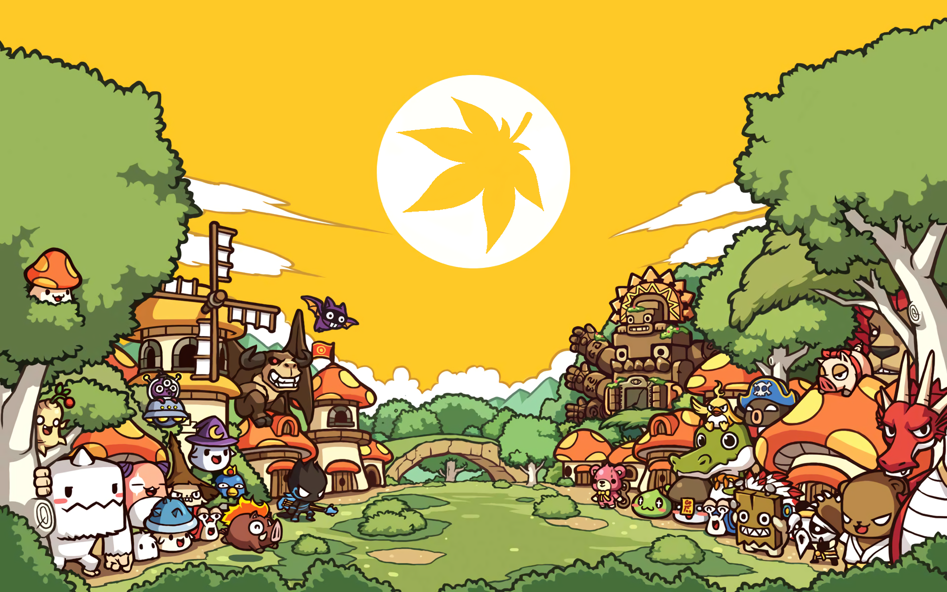 General 1920x1200 video games video game art colorful MapleStory