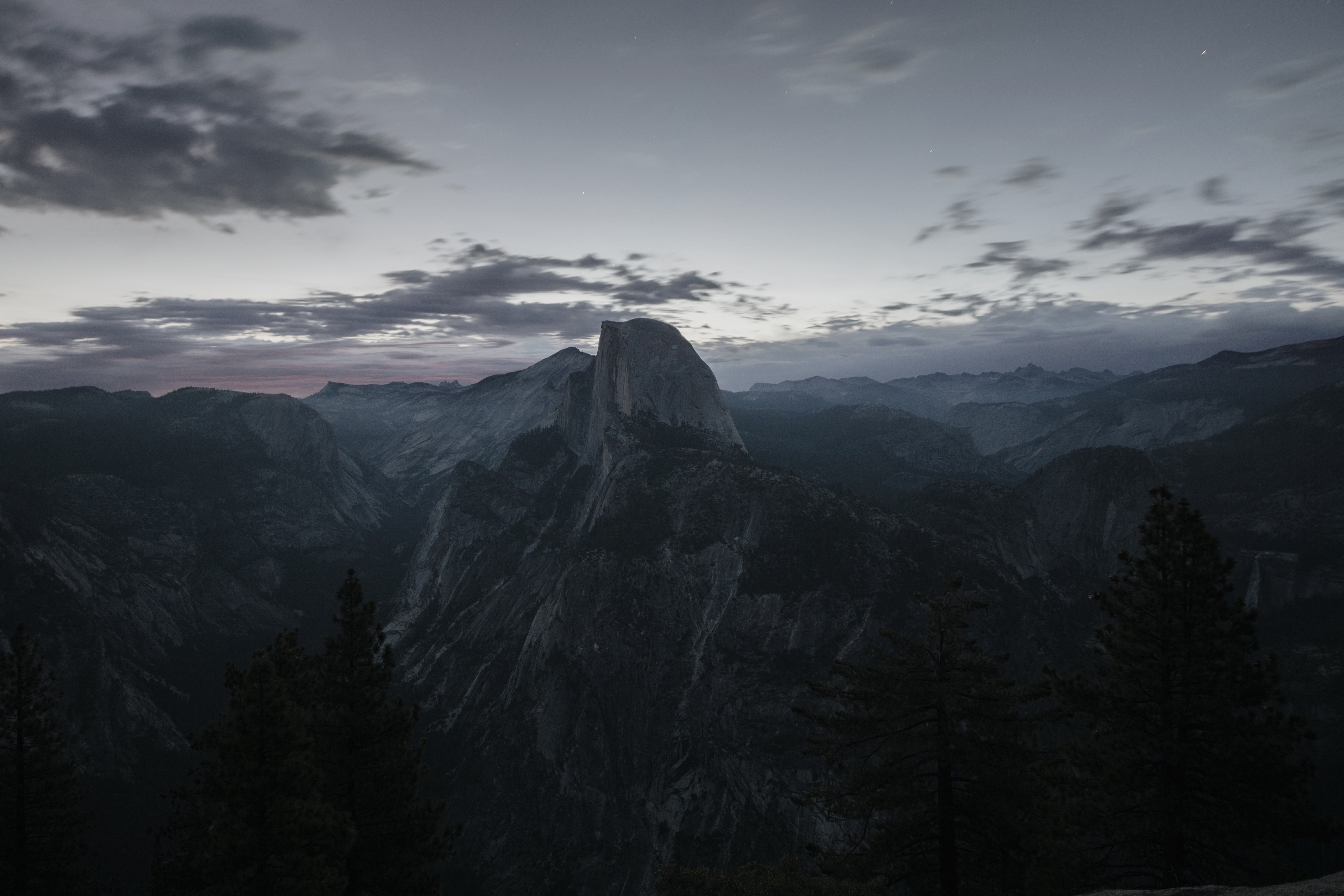 General 6000x4000 Yosemite Valley USA clouds sunset landscape