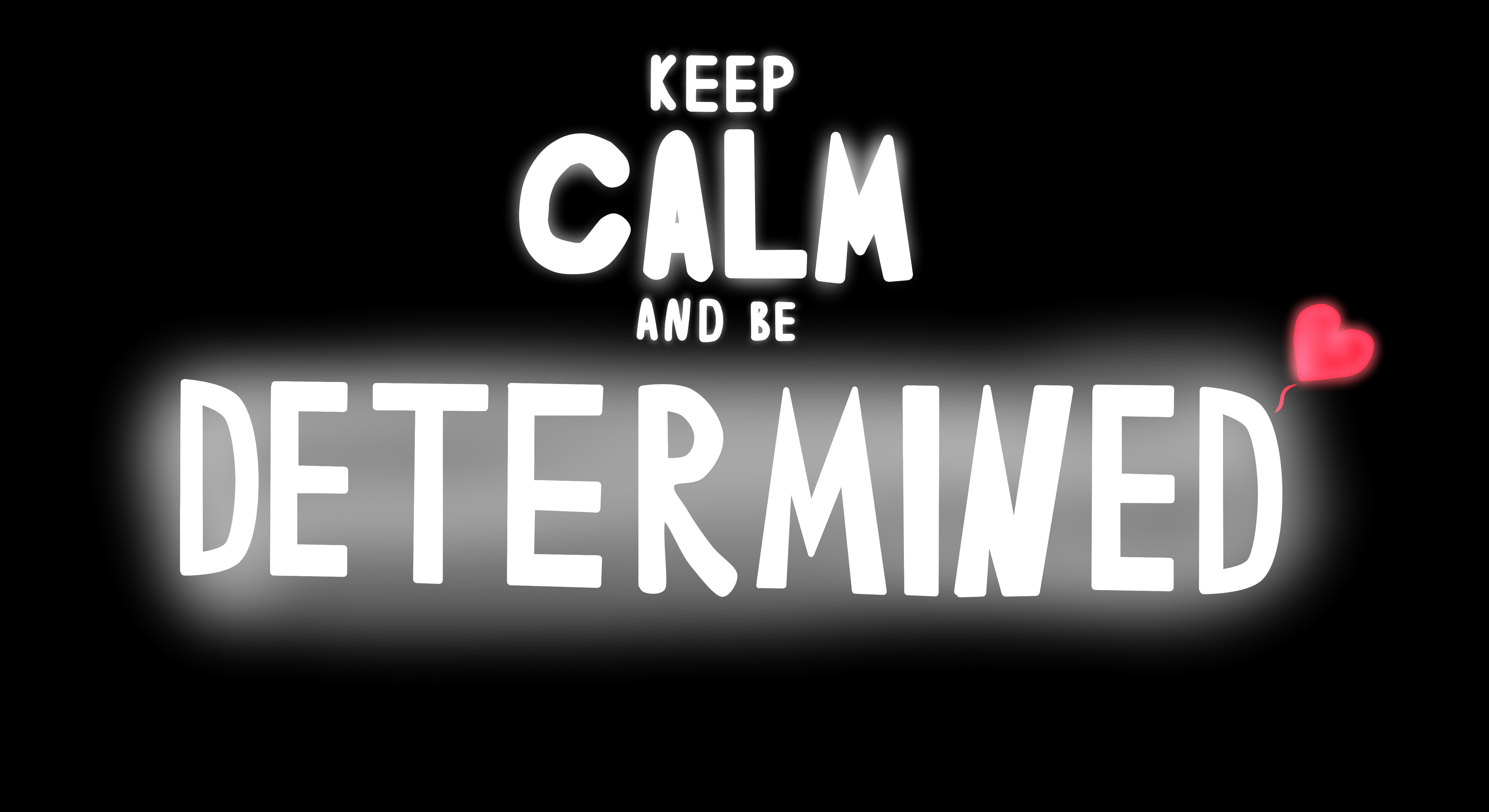 General 4400x2400 Undertale Keep Calm and... simple background black background heart calm typography