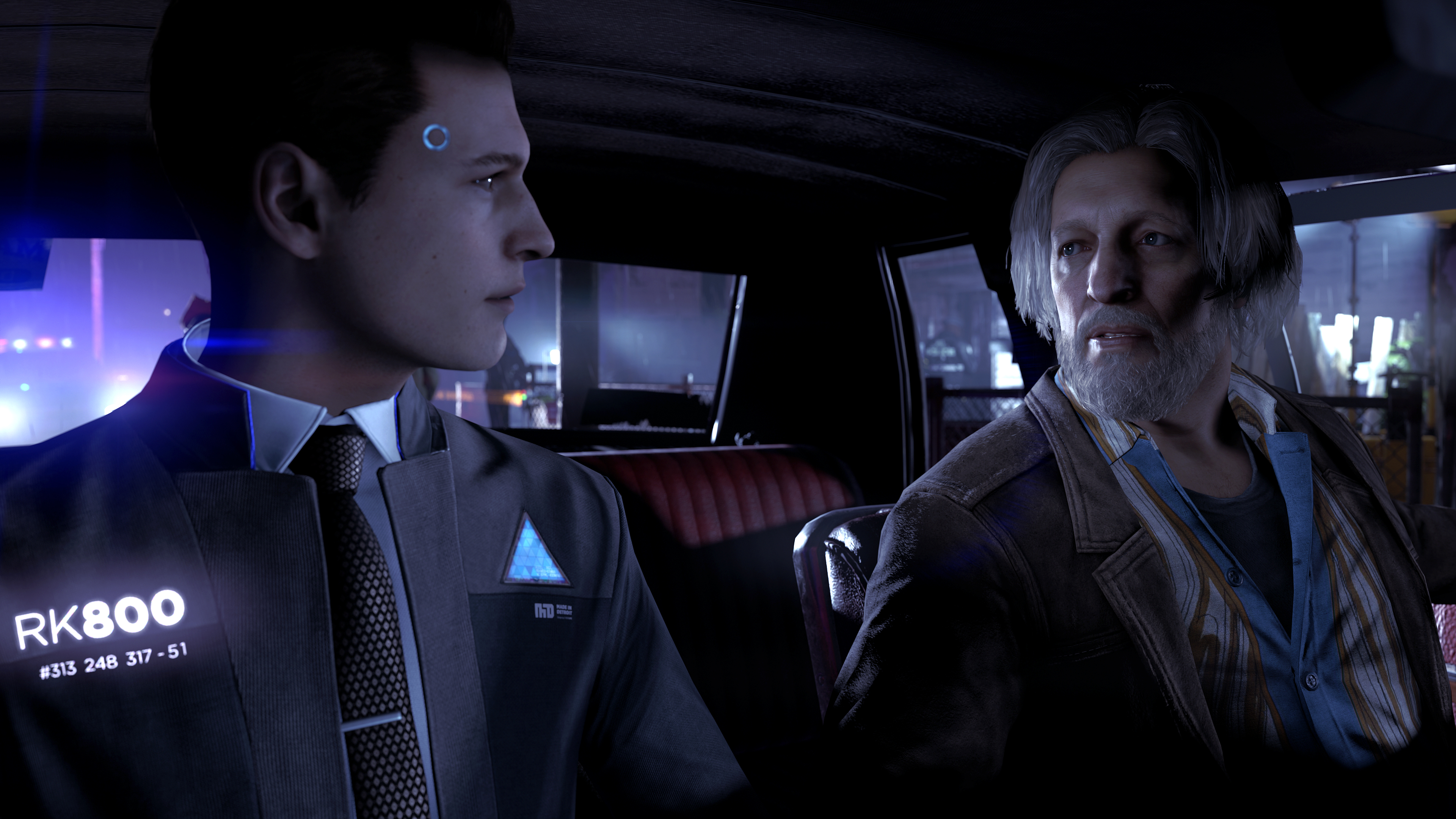 General 3840x2160 video games PlayStation 4 Detroit: Become Human Connor (Detroit: Become Human) Playstation 4 Pro Quantic Dream video game characters