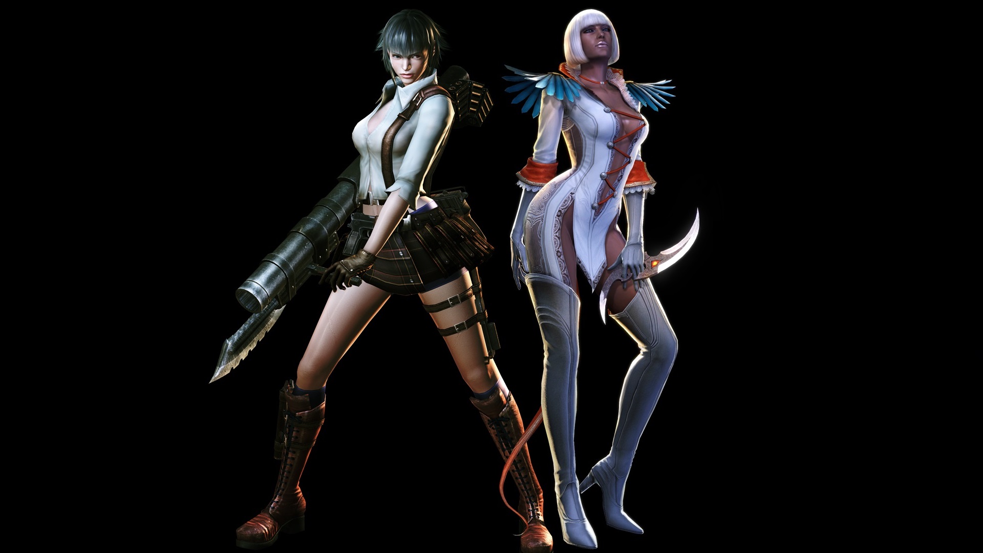 General 1920x1080 Devil May Cry 4 Lady (Devil May Cry) Gloria (Devil May Cry) Devil May Cry video games Devil May Cry 3