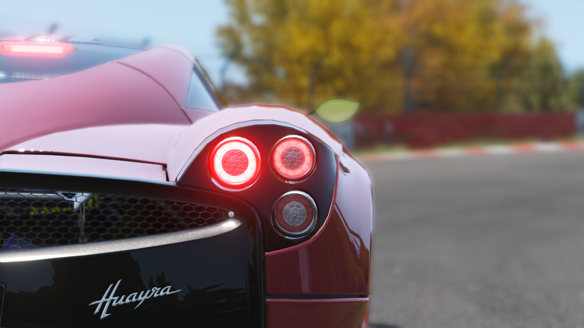 General 1920x1080 Assetto Corsa Pagani Huayra Nurburgring video games car depth of field taillights