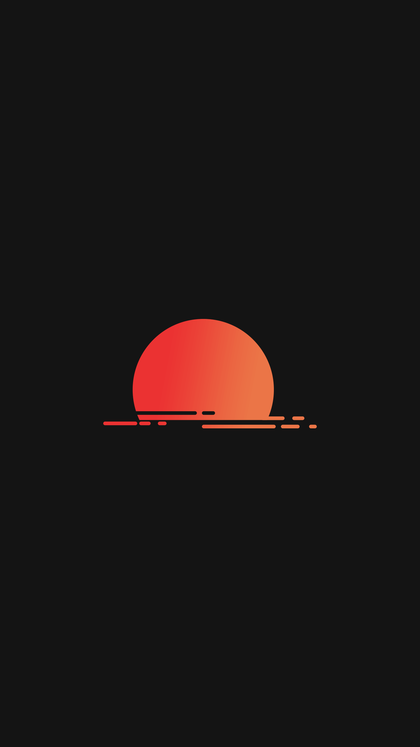 General 1440x2560 black background minimalism sunset portrait display