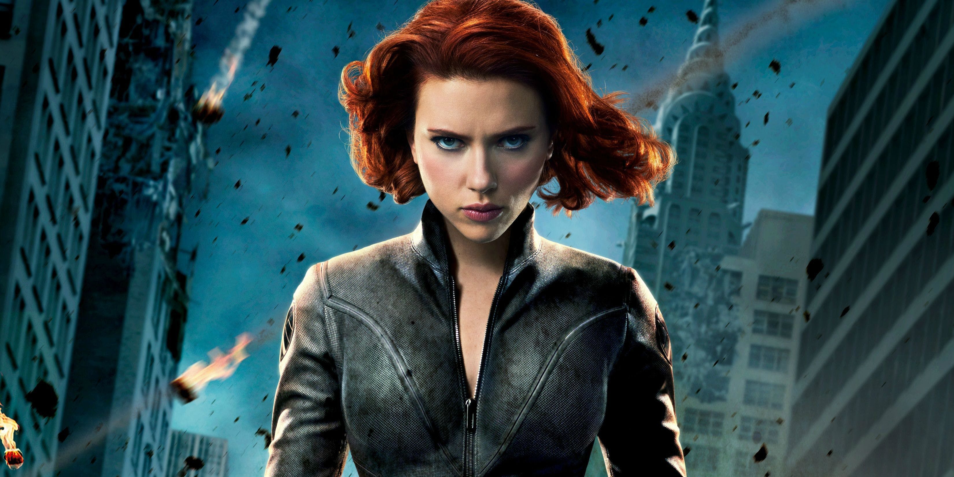General 3300x1650 Scarlett Johansson Black Widow Marvel Comics The Avengers frontal view