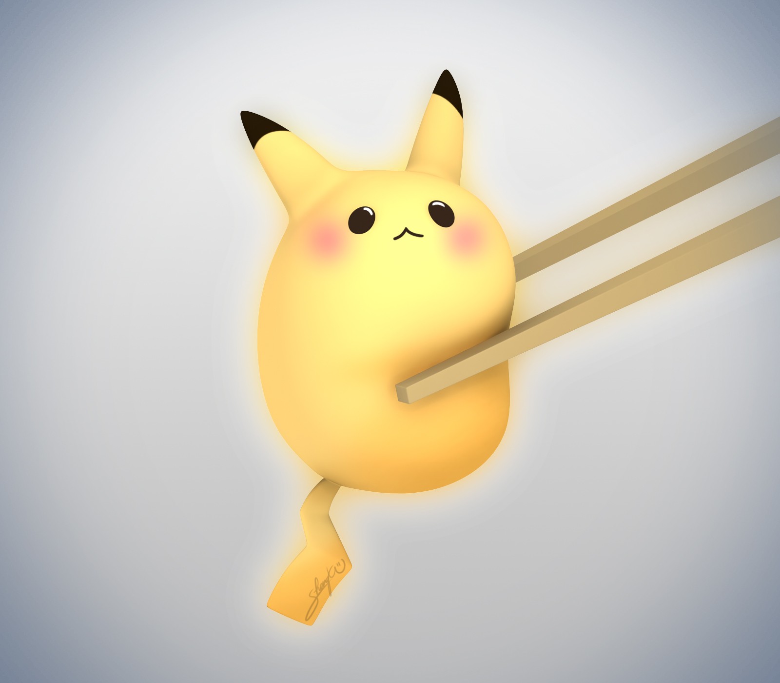 Anime 1600x1400 Pikachu Pokémon CGI video games cartoon fan art