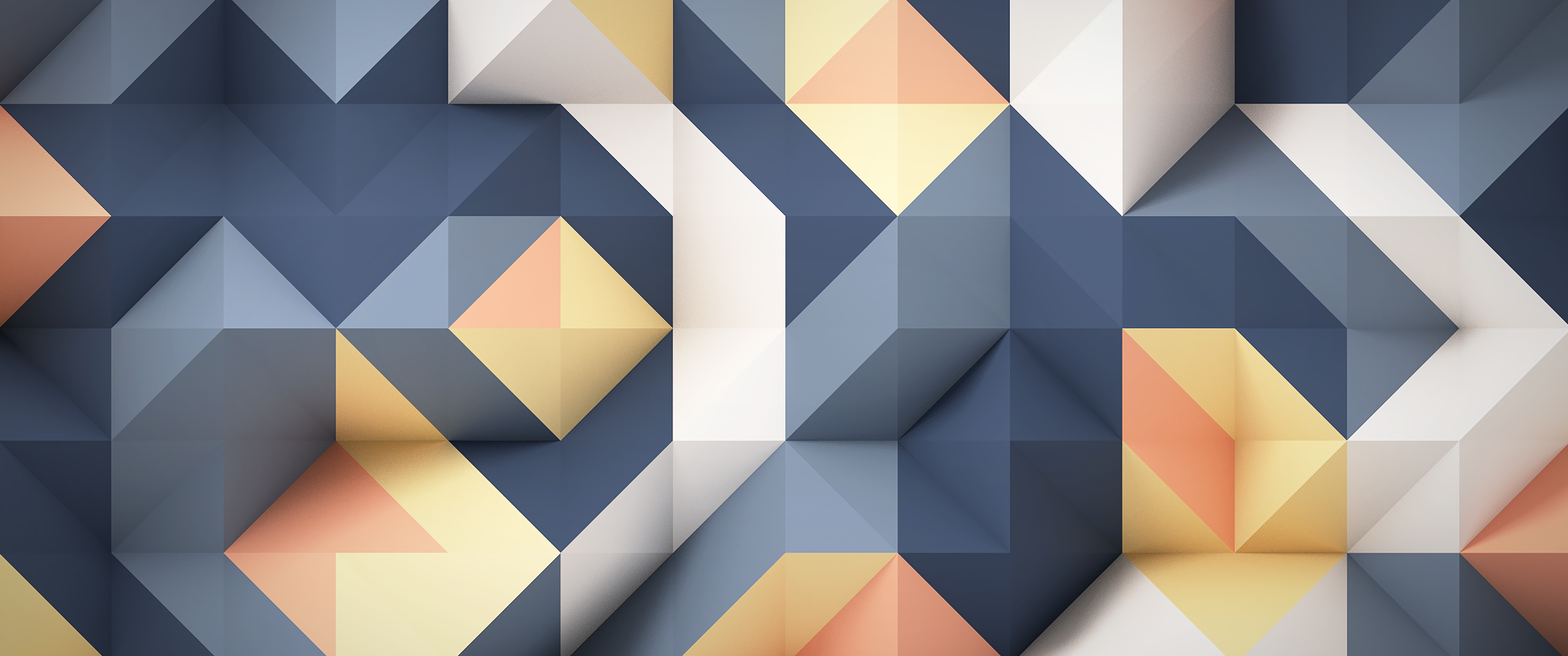 General 3440x1440 abstract low poly digital art texture