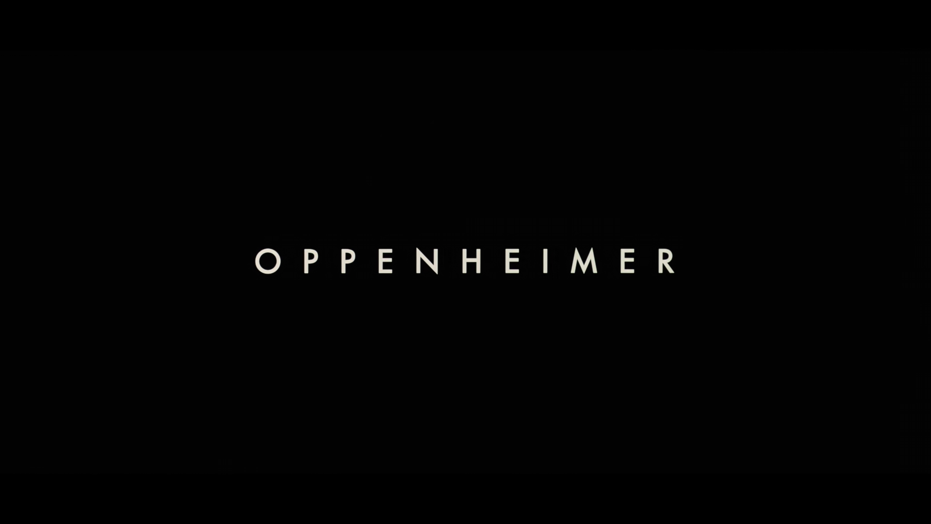 General 1920x1080 dark background Oppenheimer (2023) Christopher Nolan text movies simple background minimalism