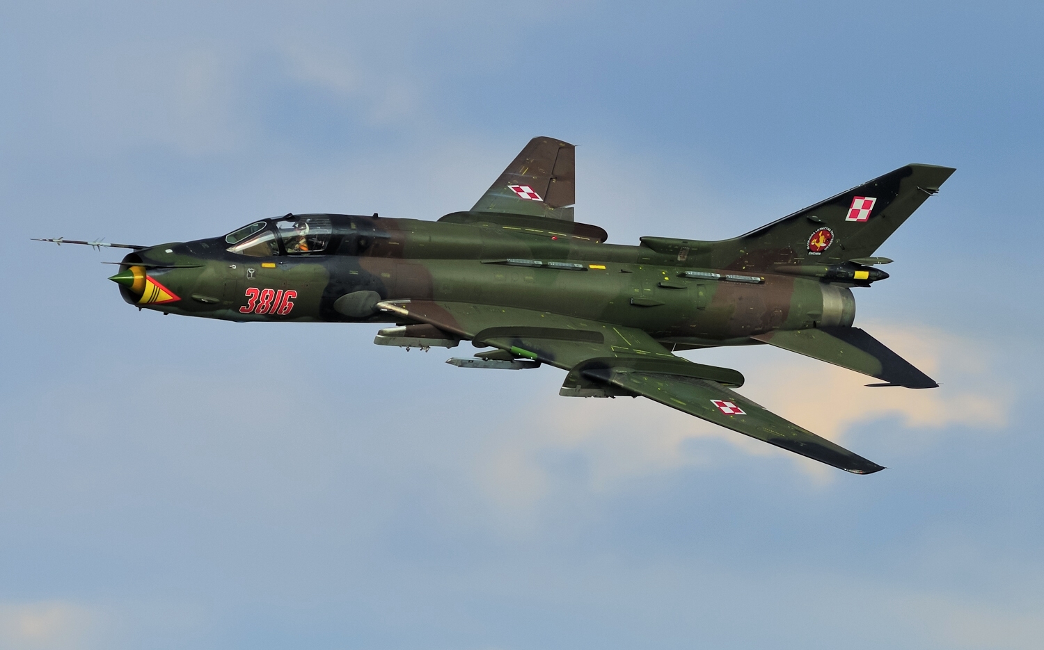 General 1500x935 aircraft military aircraft sky Sukhoi Su-22 Polish Air Force jet fighter Russian/Soviet aircraft