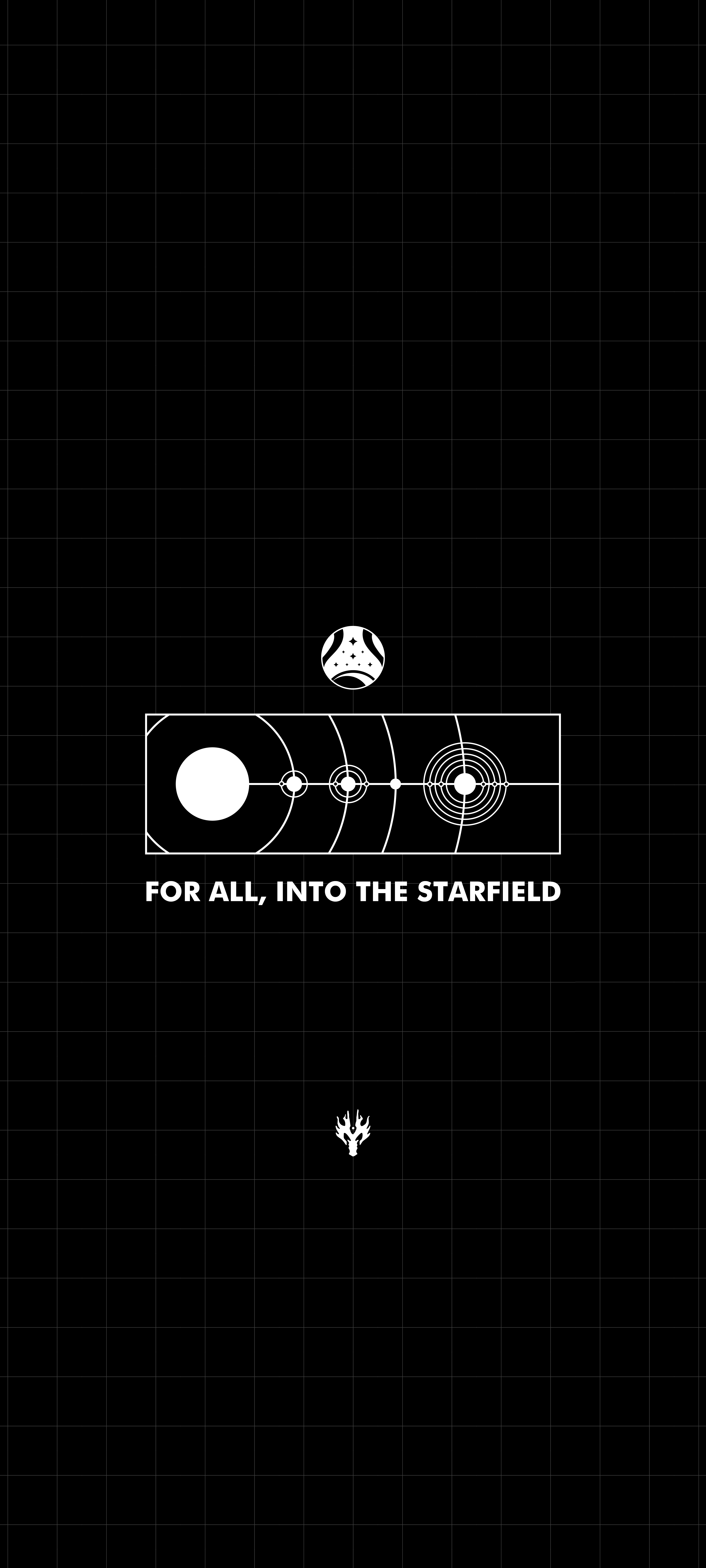 General 4500x10000 NAI Starfield (video game) simple background digital art minimalism black background portrait display