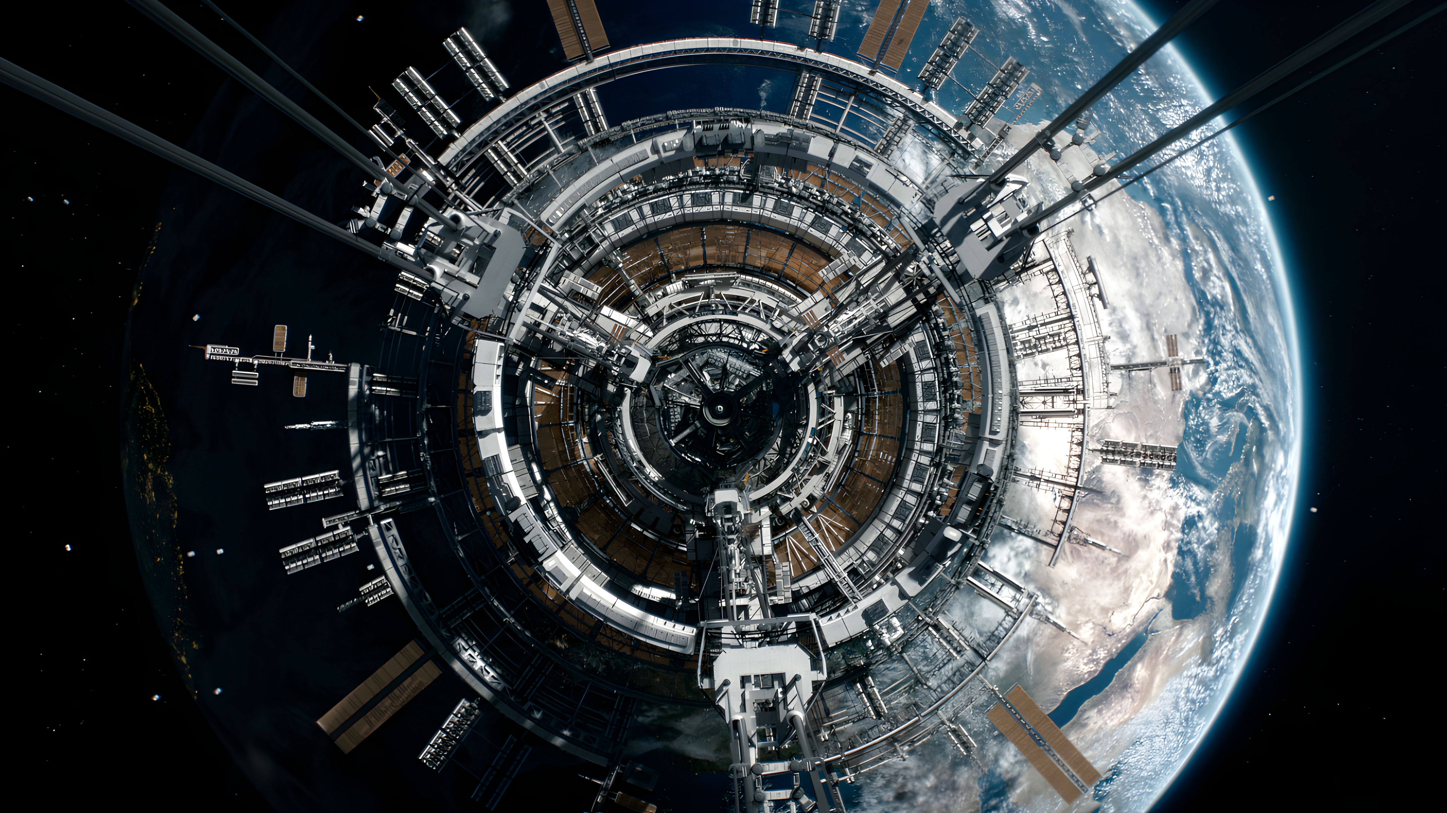 General 4928x2771 The Wandering Earth 2 movies space shuttle space space station