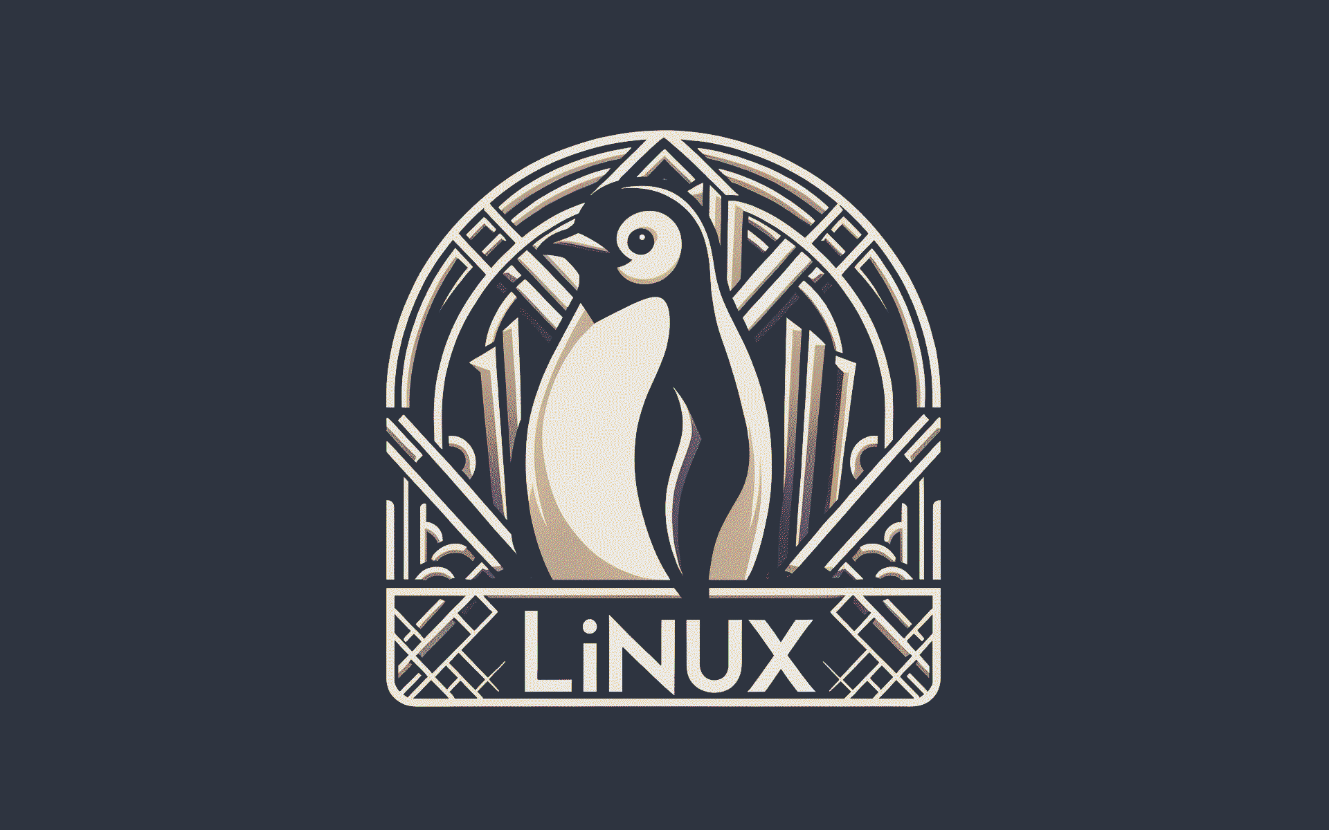 General 1920x1200 Linux simple background animals operating system penguins minimalism beak AI art