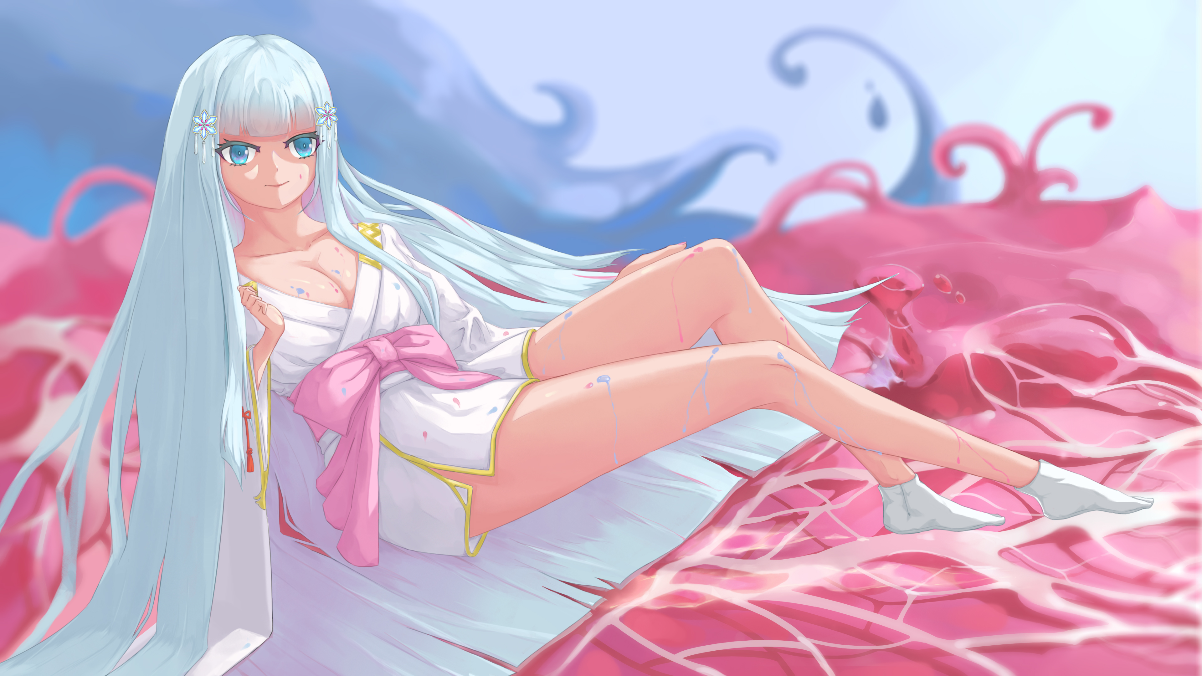 Anime 3840x2160 Yuki Onna (Bishoujo Mangekyou) Bishoujo Mangekyou anime girls galgame