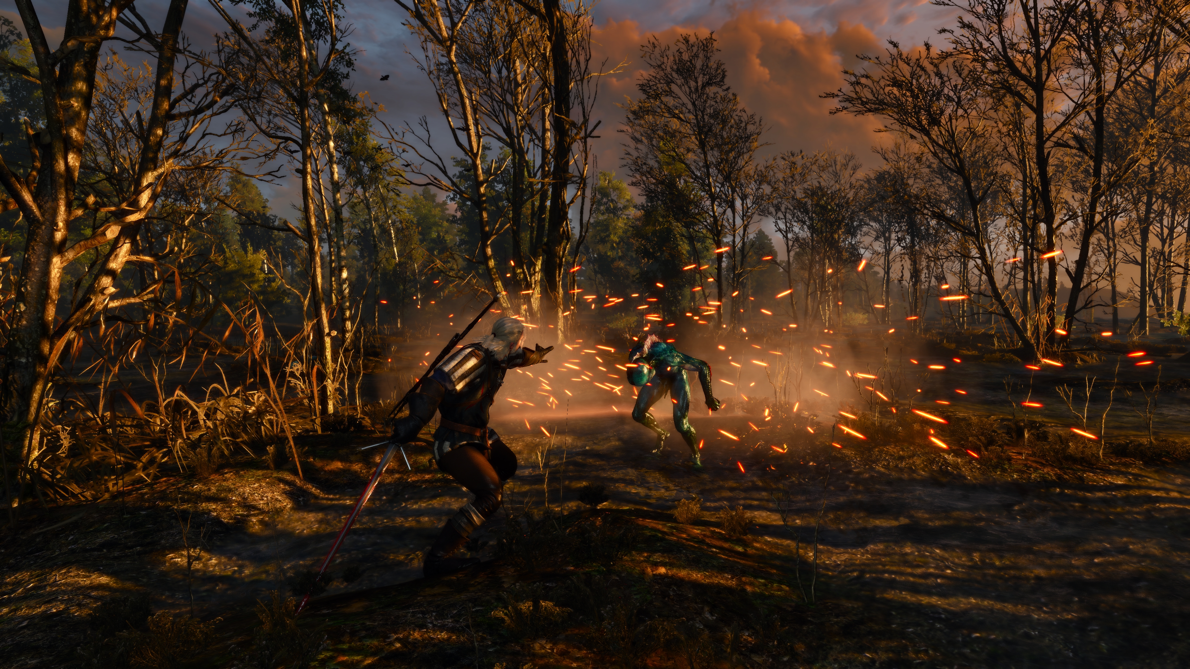 General 3840x2160 The Witcher 3: Wild Hunt screen shot Geralt of Rivia