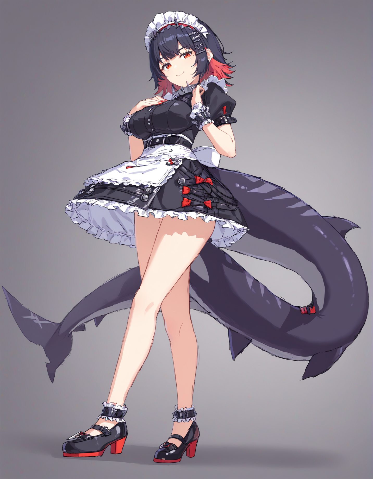 Anime 1432x1840 Ellen Joe (Zenless Zone Zero) Zenless Zone Zero maid outfit