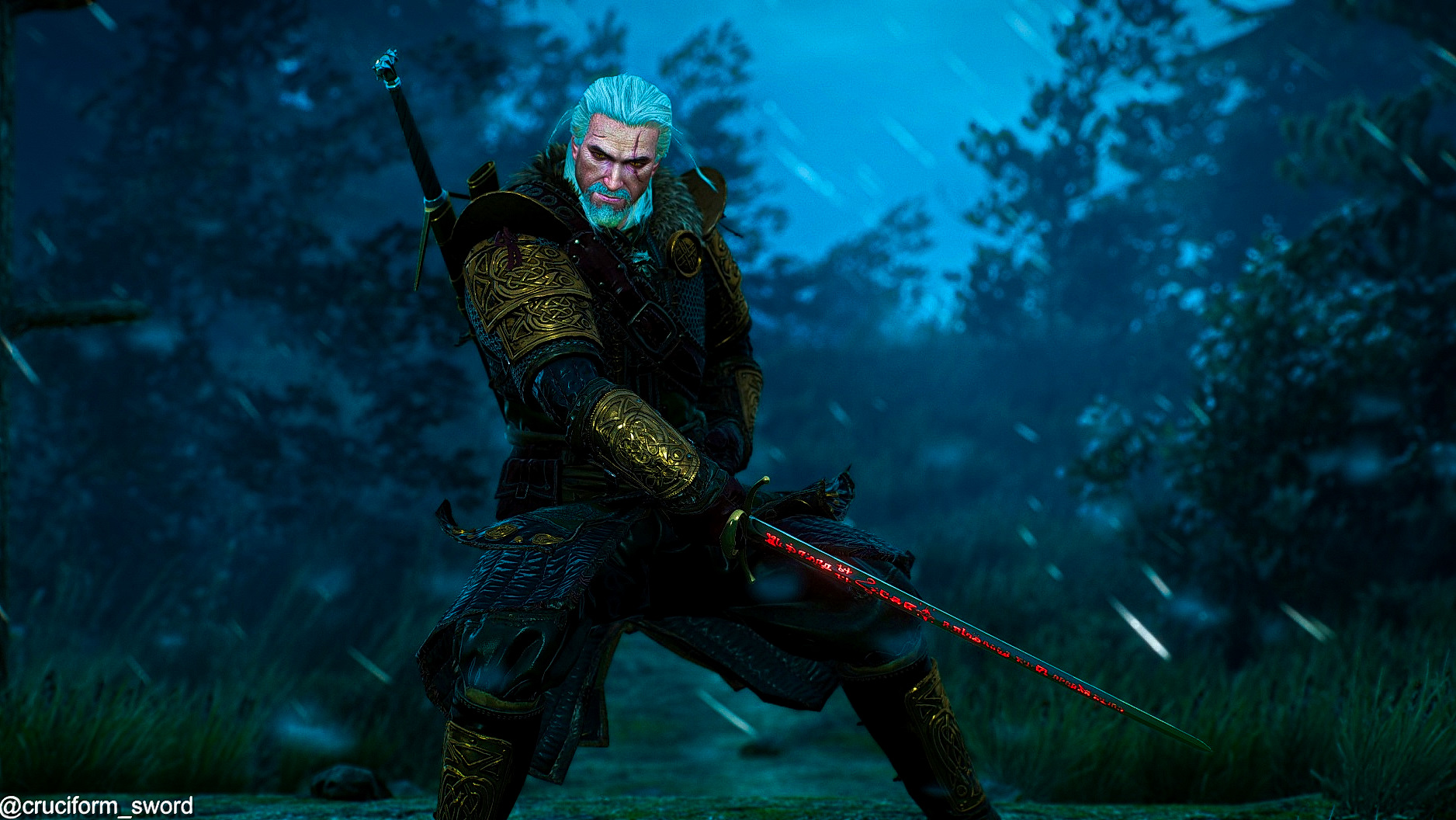 General 1876x1056 The Witcher The Witcher 3: Wild Hunt Games posters video games screen shot video game art Geralt of Rivia