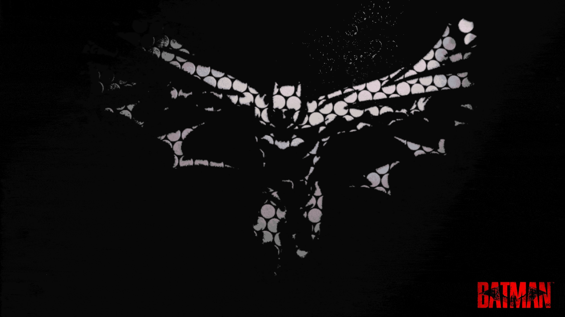 General 1920x1080 Batman The Batman (2022) black background dark DC Comics vector Batman logo