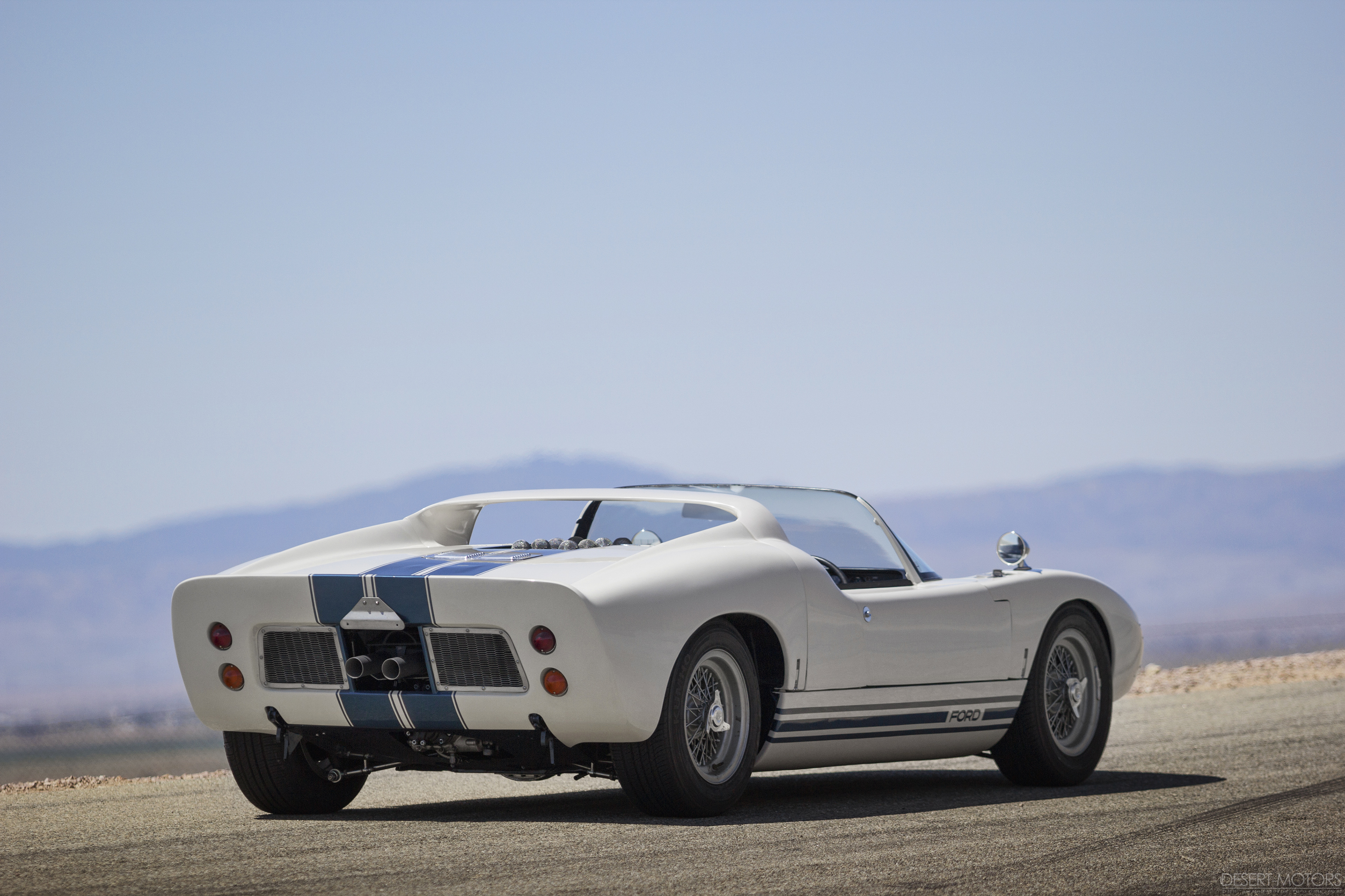General 3840x2560 Ford GT40 prototypes white cars race cars classic car racing stripes Raceway race tracks desert Ford American cars