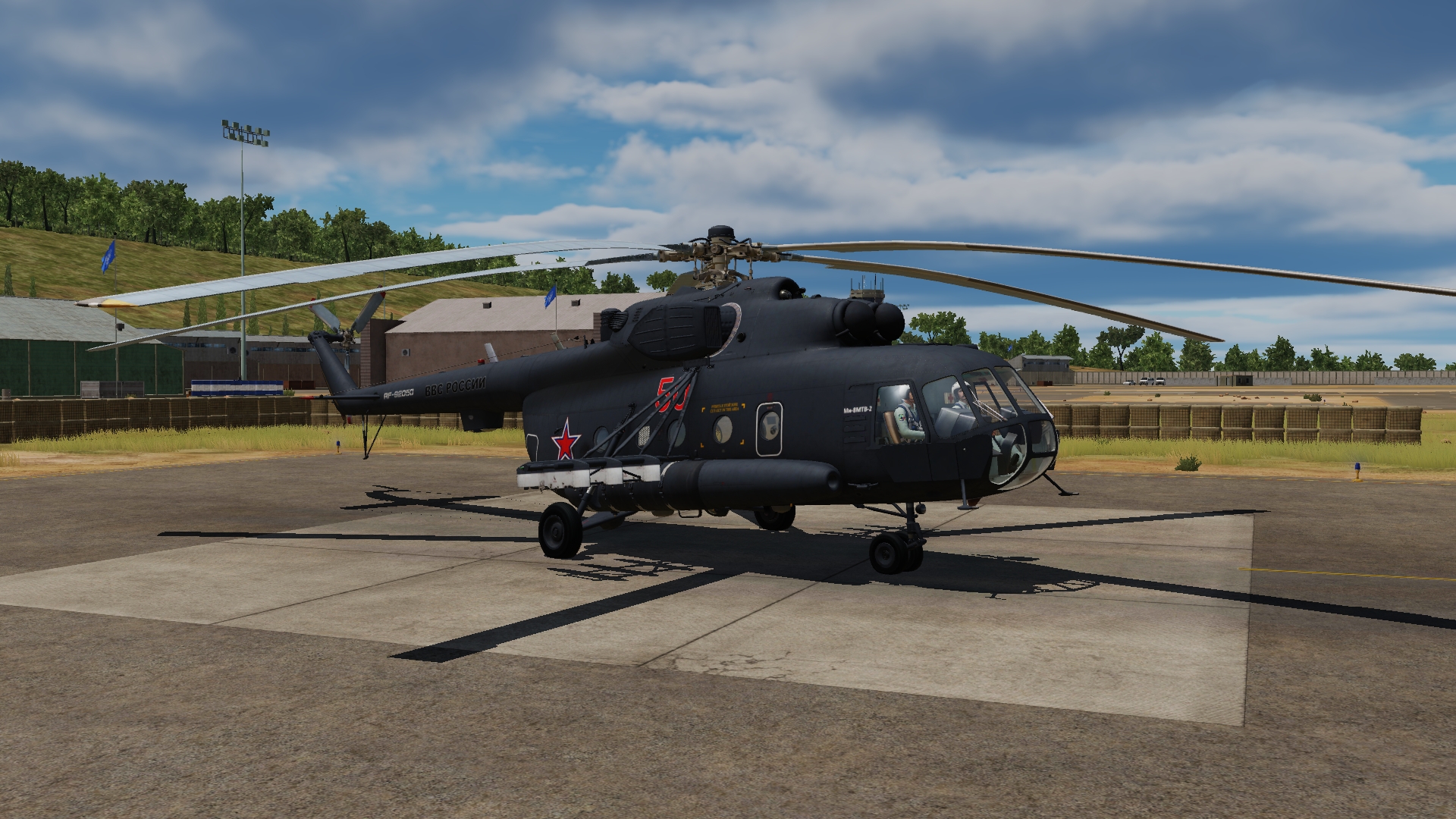General 1920x1080 Digital Combat Simulator video games aircraft helicopters Russian Air Force Mil Mi-8 screen shot Mil Helicopters Russian/Soviet aircraft