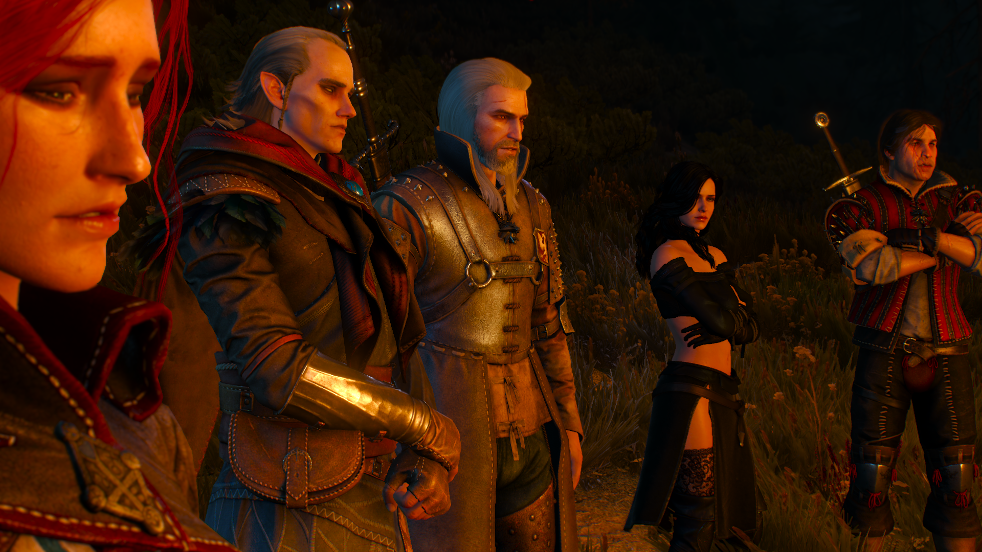 General 1920x1080 The Witcher 3: Wild Hunt Geralt of Rivia Avallac'h Yennefer of Vengerberg Triss Merigold Eskel video game characters video games