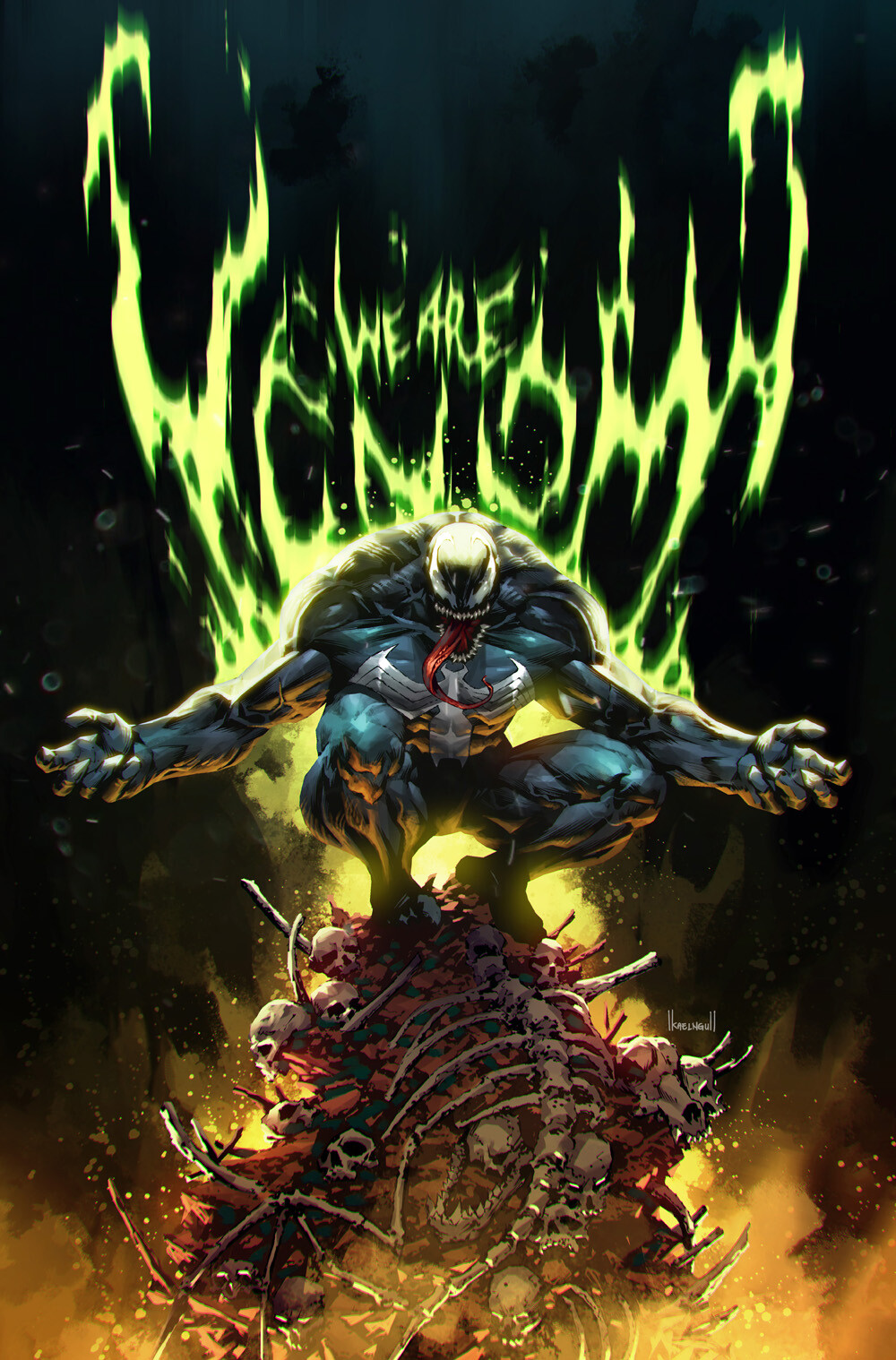 General 1000x1518 Venom artwork ArtStation Kael Ngu Marvel Comics