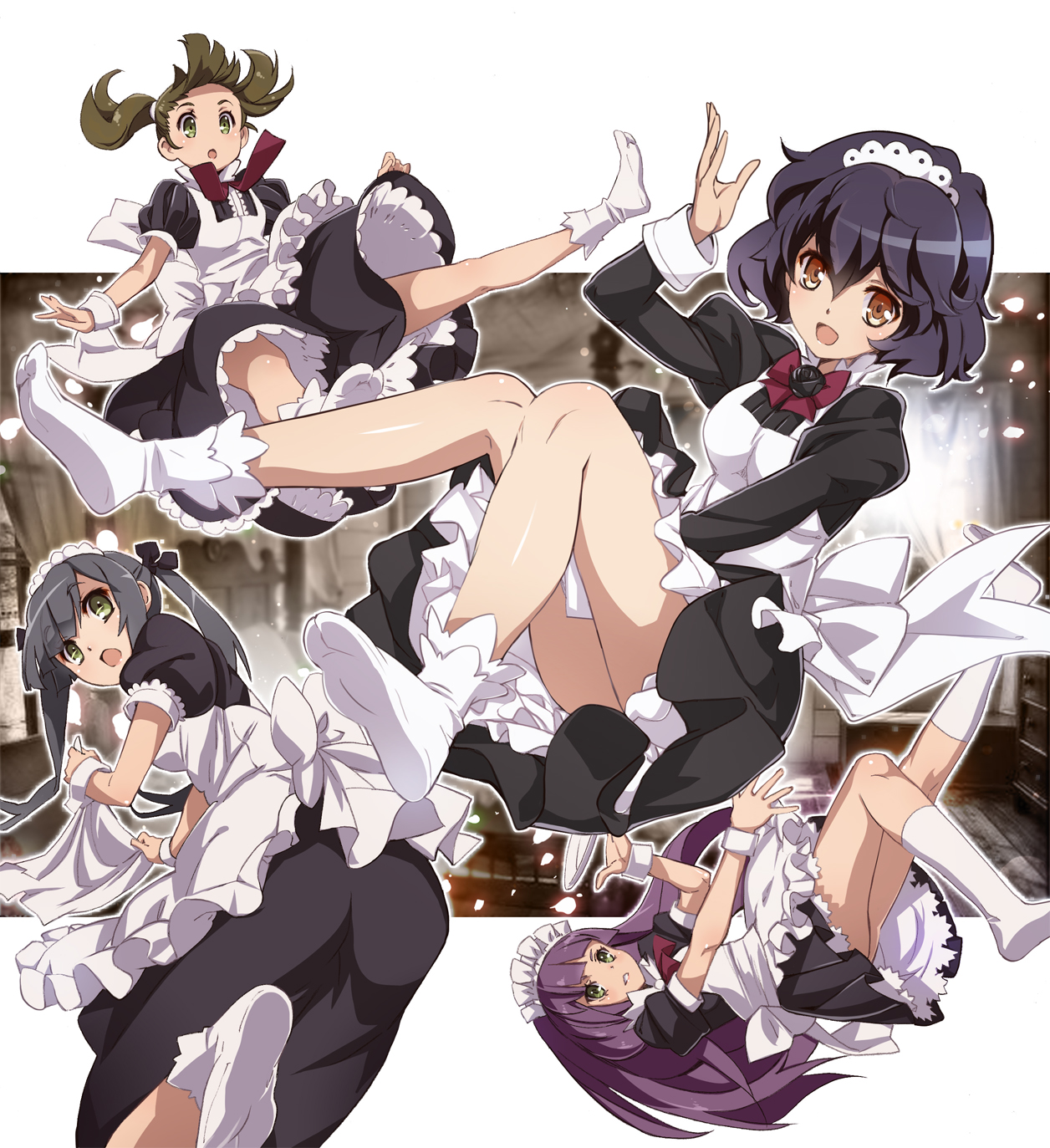Anime 1256x1373 anime anime girls original characters maid maid outfit artwork digital art fan art