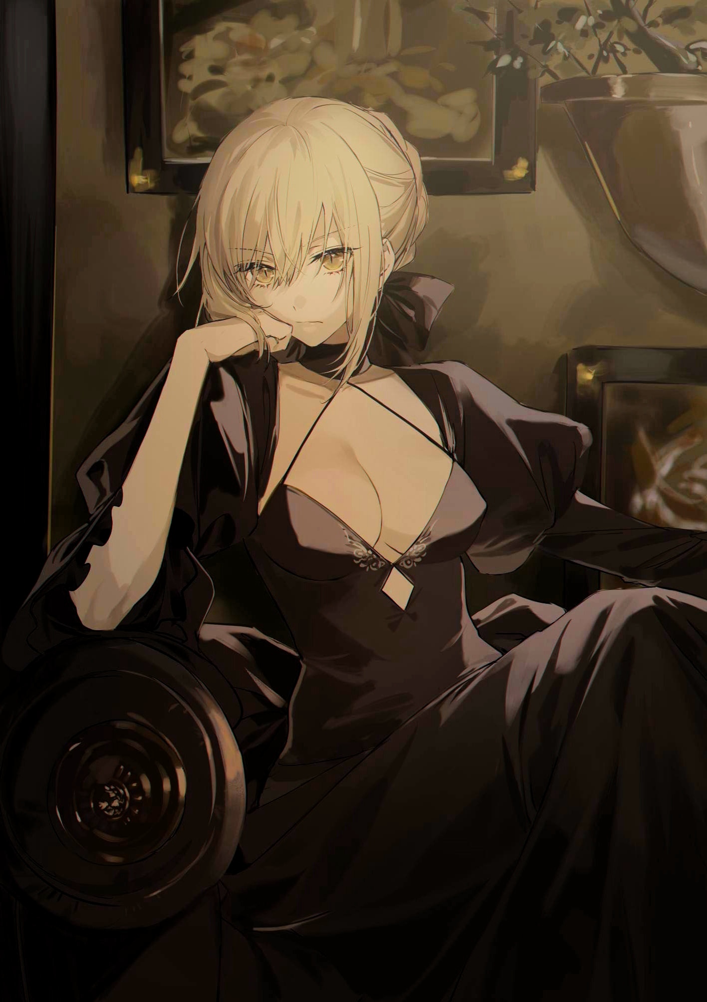 Anime 1417x2008 anime anime girls Fate series blonde yellow eyes Saber Alter Artoria Pendragon fate/stay night: heaven's feel Fate/Grand Order
