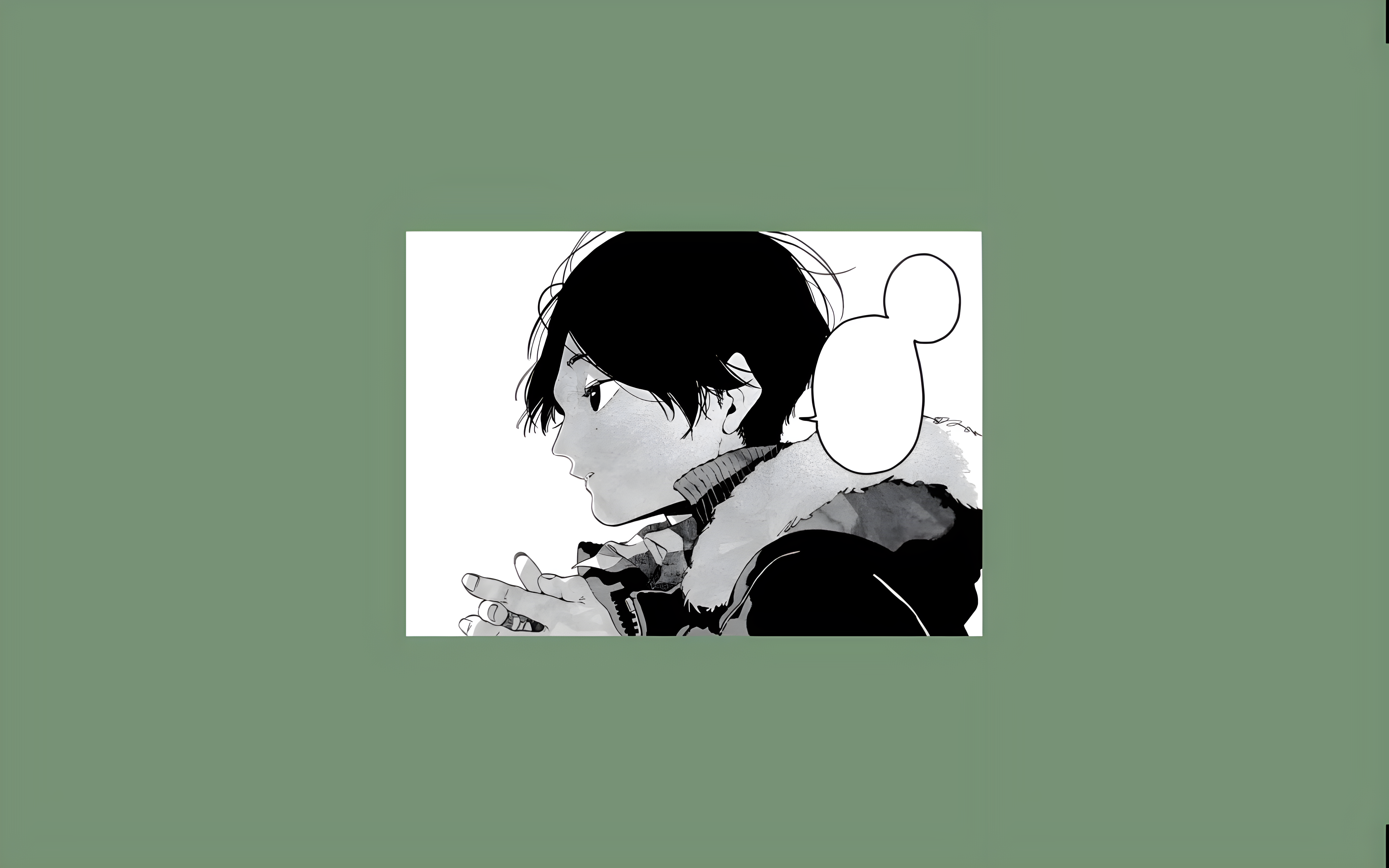 Anime 5760x3600 Blue Period yotasuke takahashi anime simple background face profile