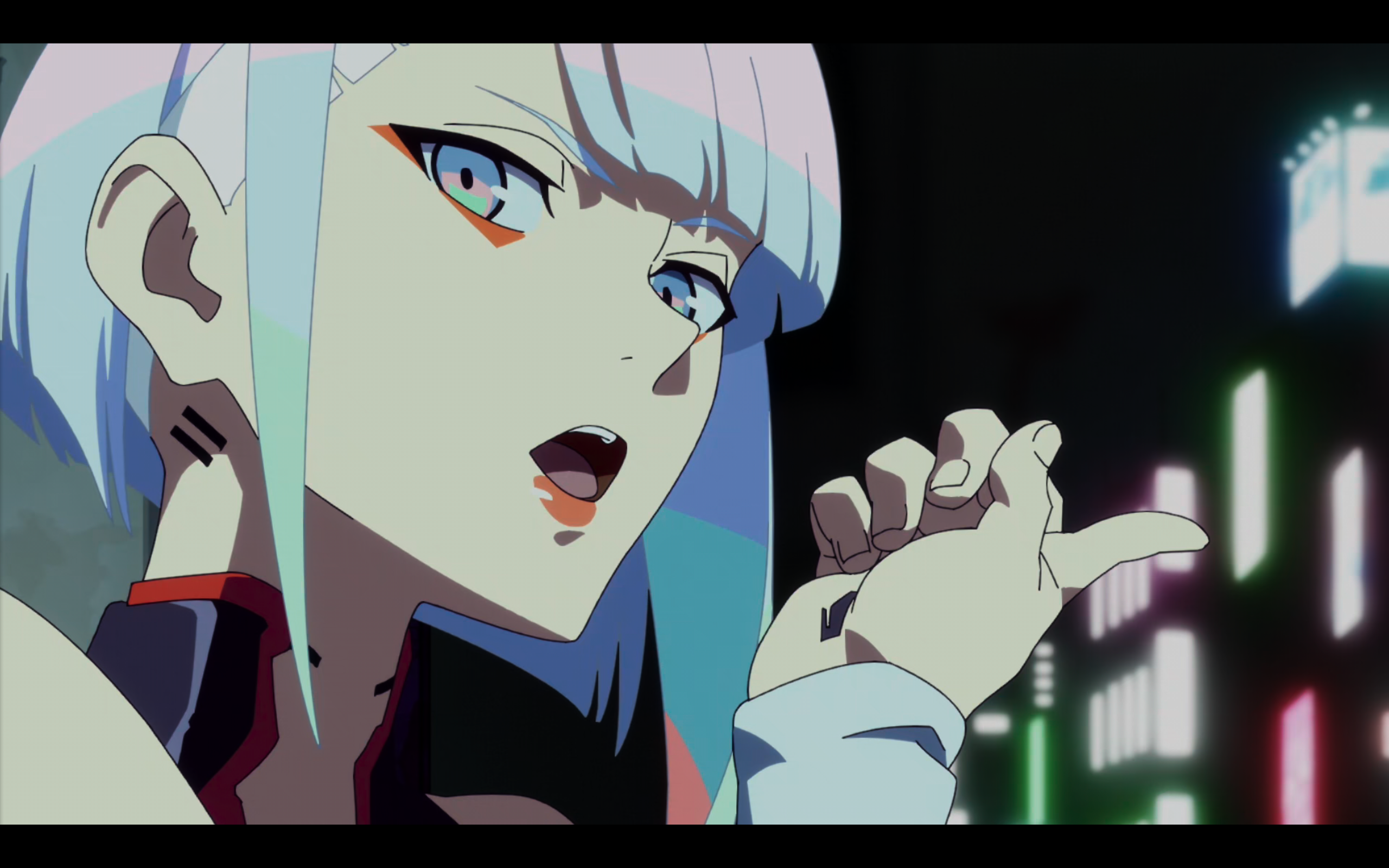 Anime 2560x1600 cyberpunk Lucyna Kushinada (Cyberpunk: Edgerunners) anime girls Cyberpunk: Edgerunners