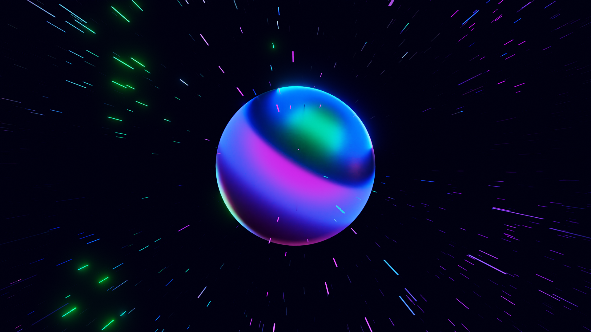 General 1920x1080 abstract 3D Abstract orb sphere digital art