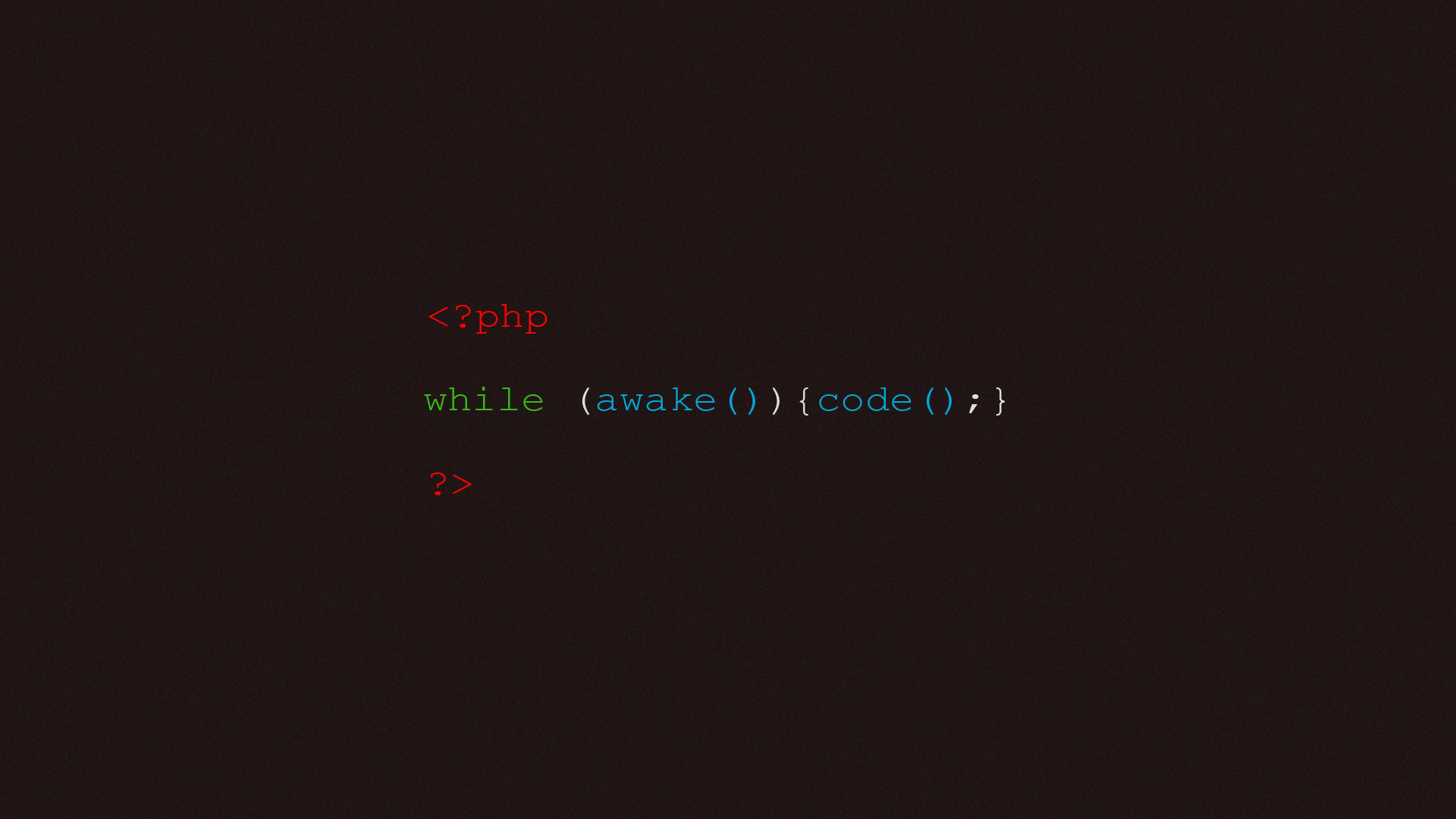 General 1920x1080 code developer PHP programming programming language
