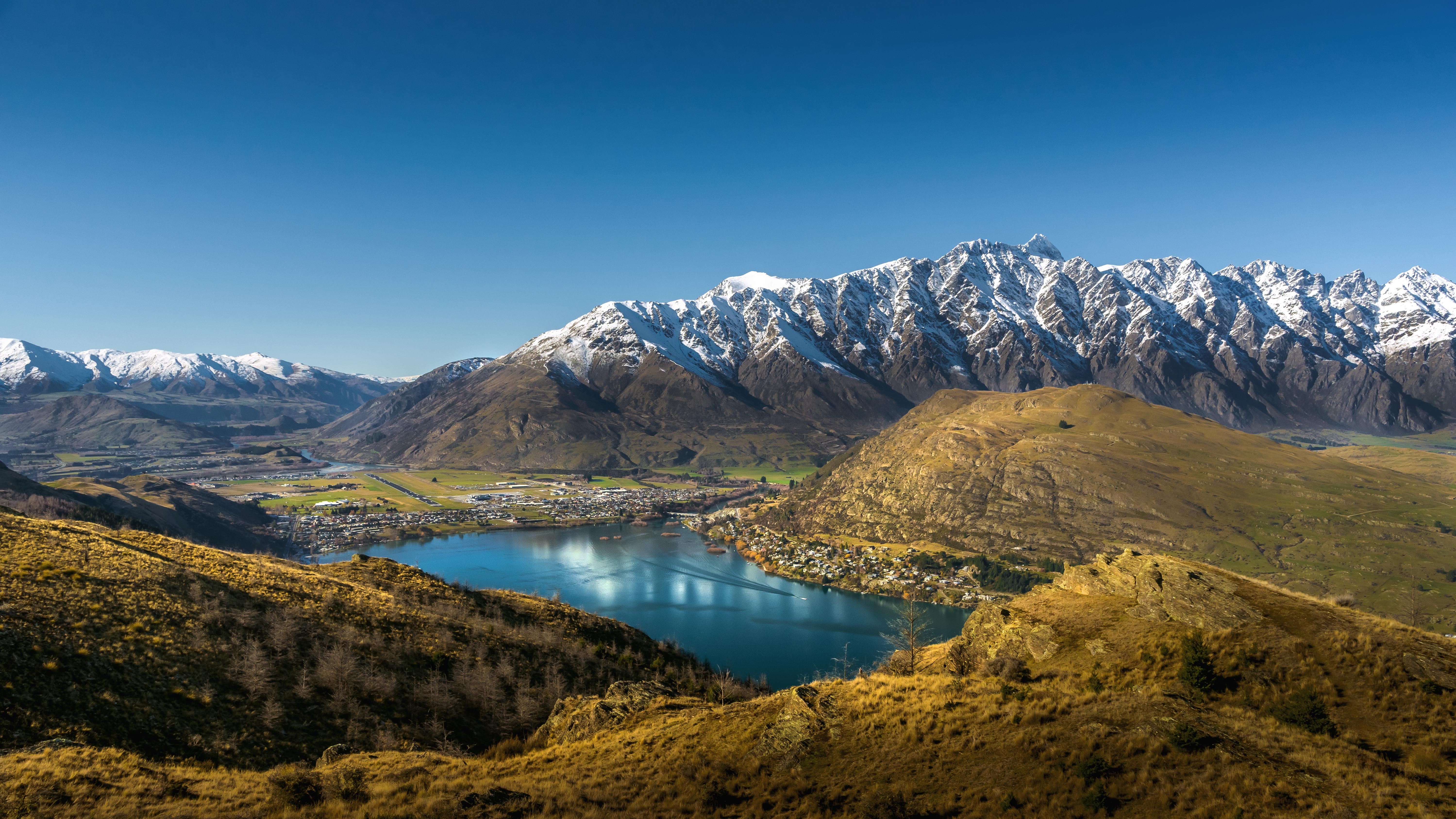 General 5998x3374 nature mountains landscape lake fall Queenstown