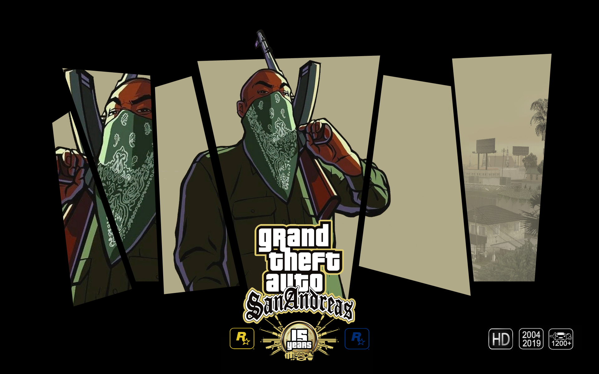 General 1920x1200 Grand Theft Auto Grand Theft Auto: San Andreas Games posters GTA anniversary video games Rockstar Games