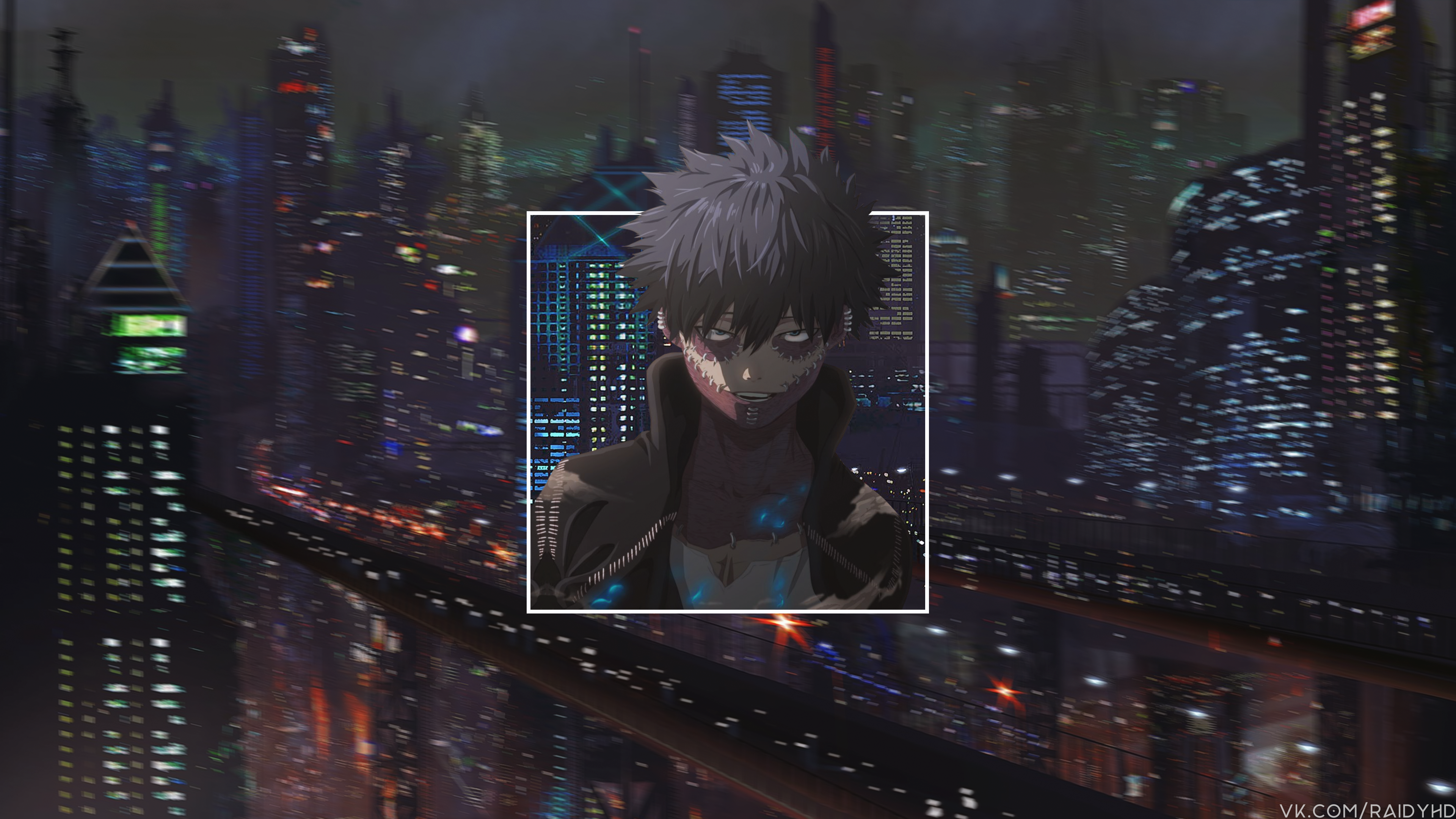 Anime 3840x2160 anime anime boys Dabi picture-in-picture