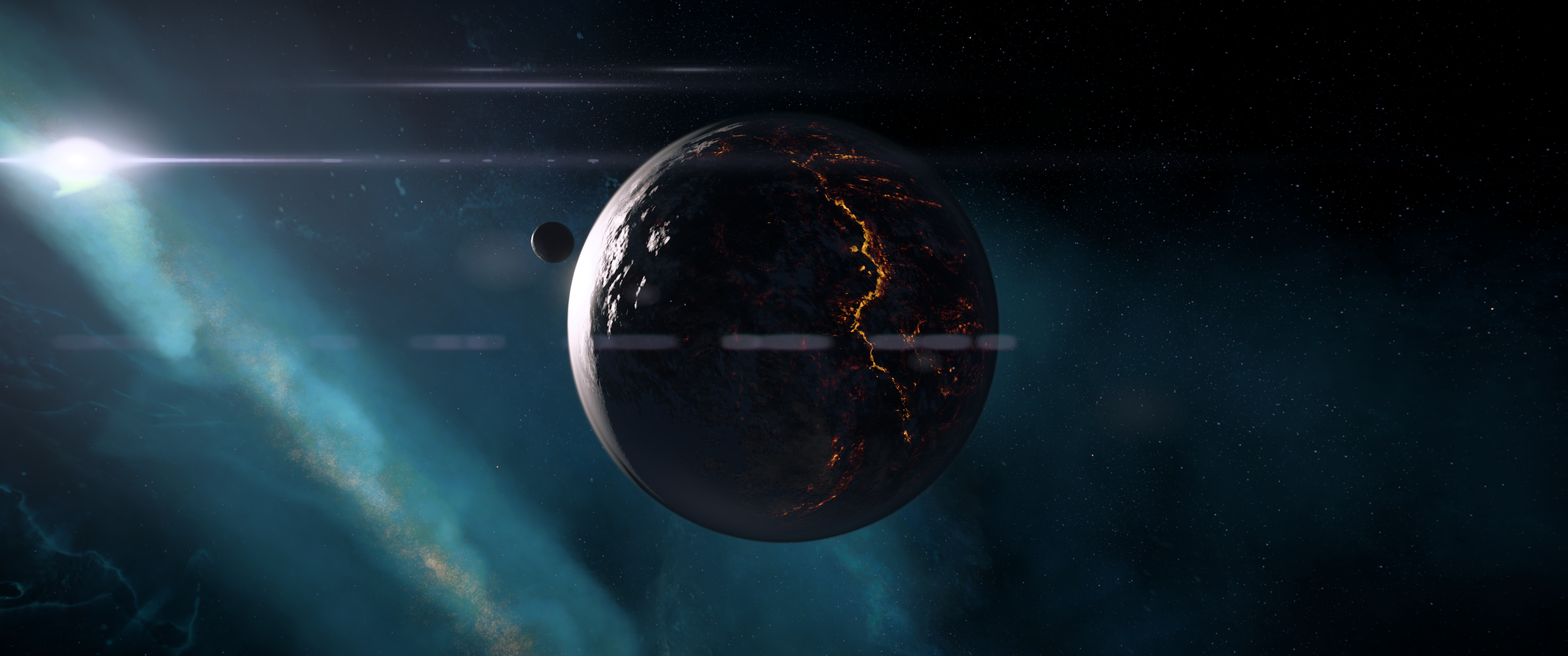 General 3440x1440 Mass Effect space planet Mass Effect: Andromeda video games PC gaming science fiction